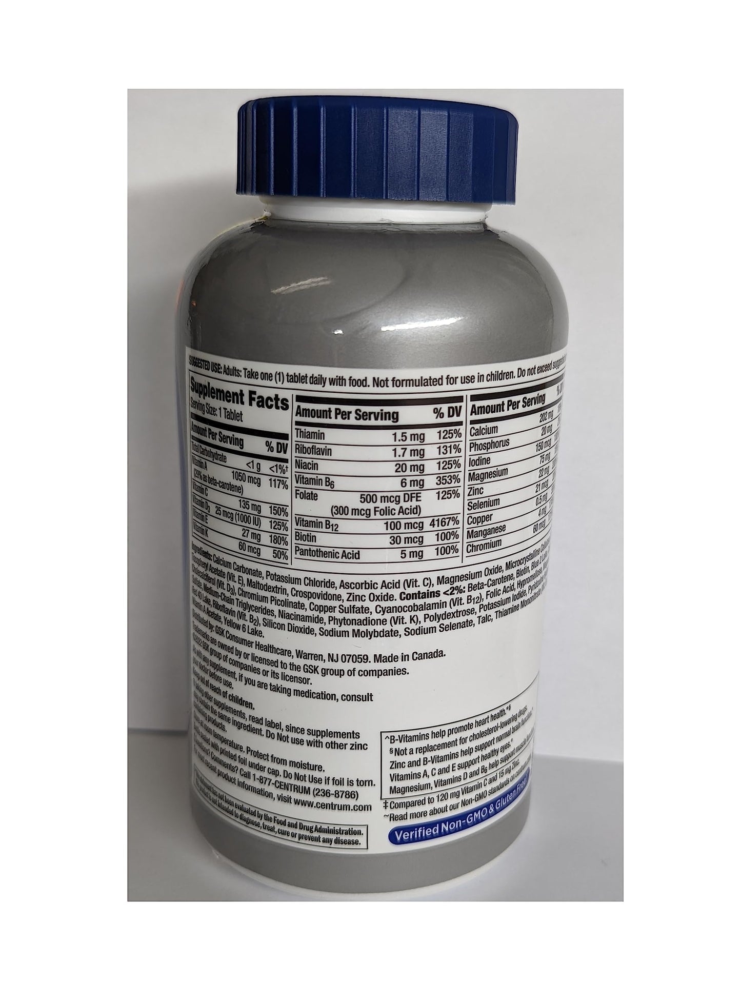 Centrum Silver Men 50+ 275 Tablets