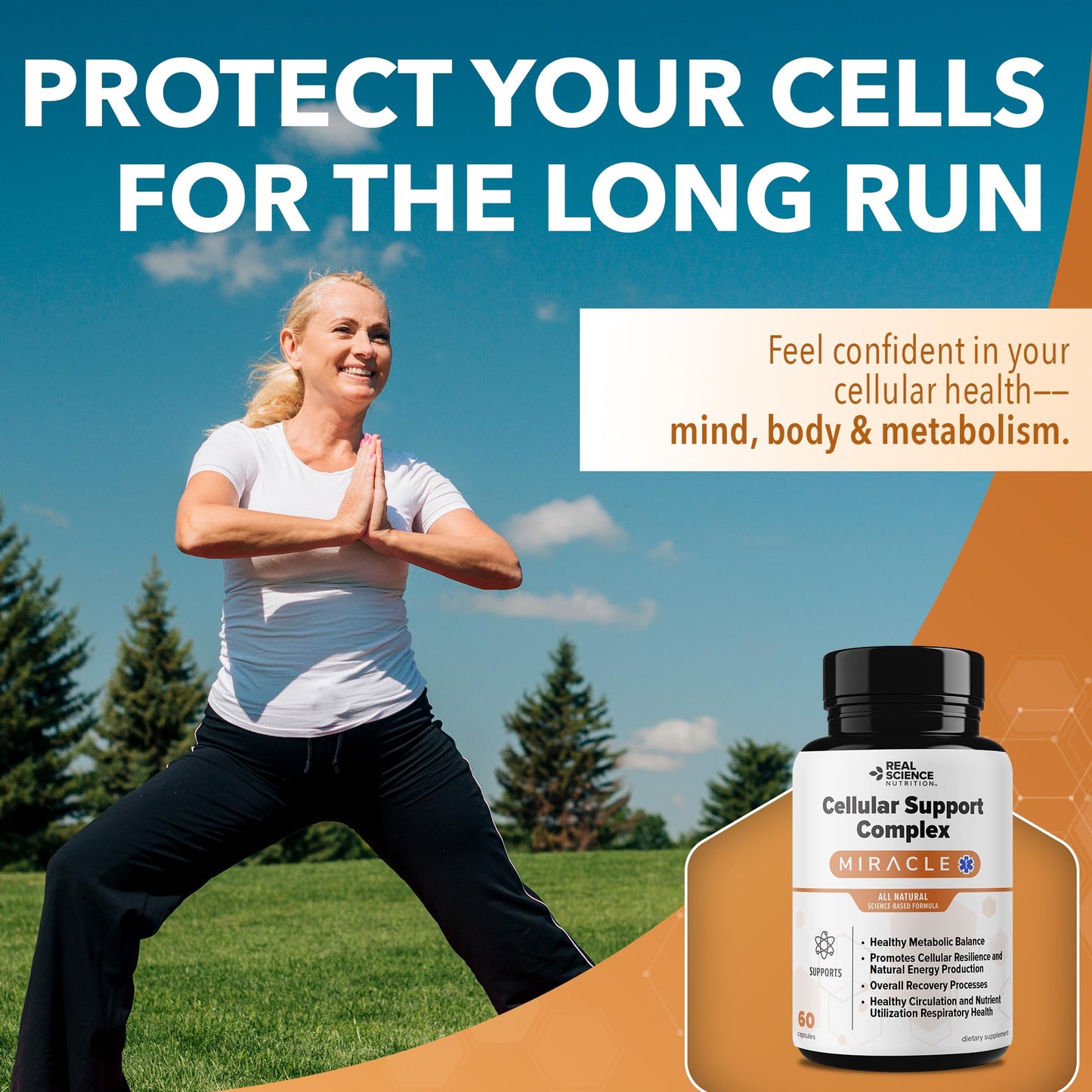 Real Science Nutrition Cellular Support Complex 60 Capsules