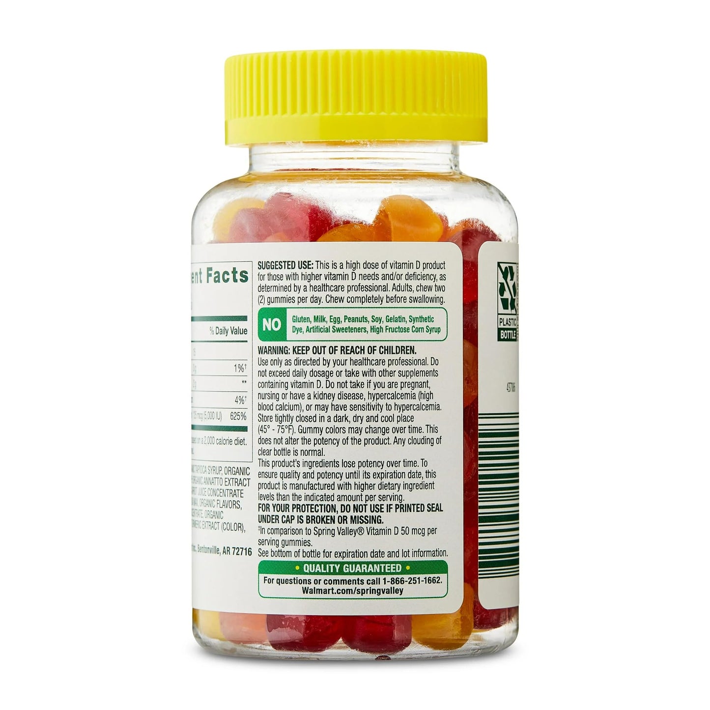 SUREFECT Vitamin D3 125mcg (5,000 IU) Gummies, 60 Count