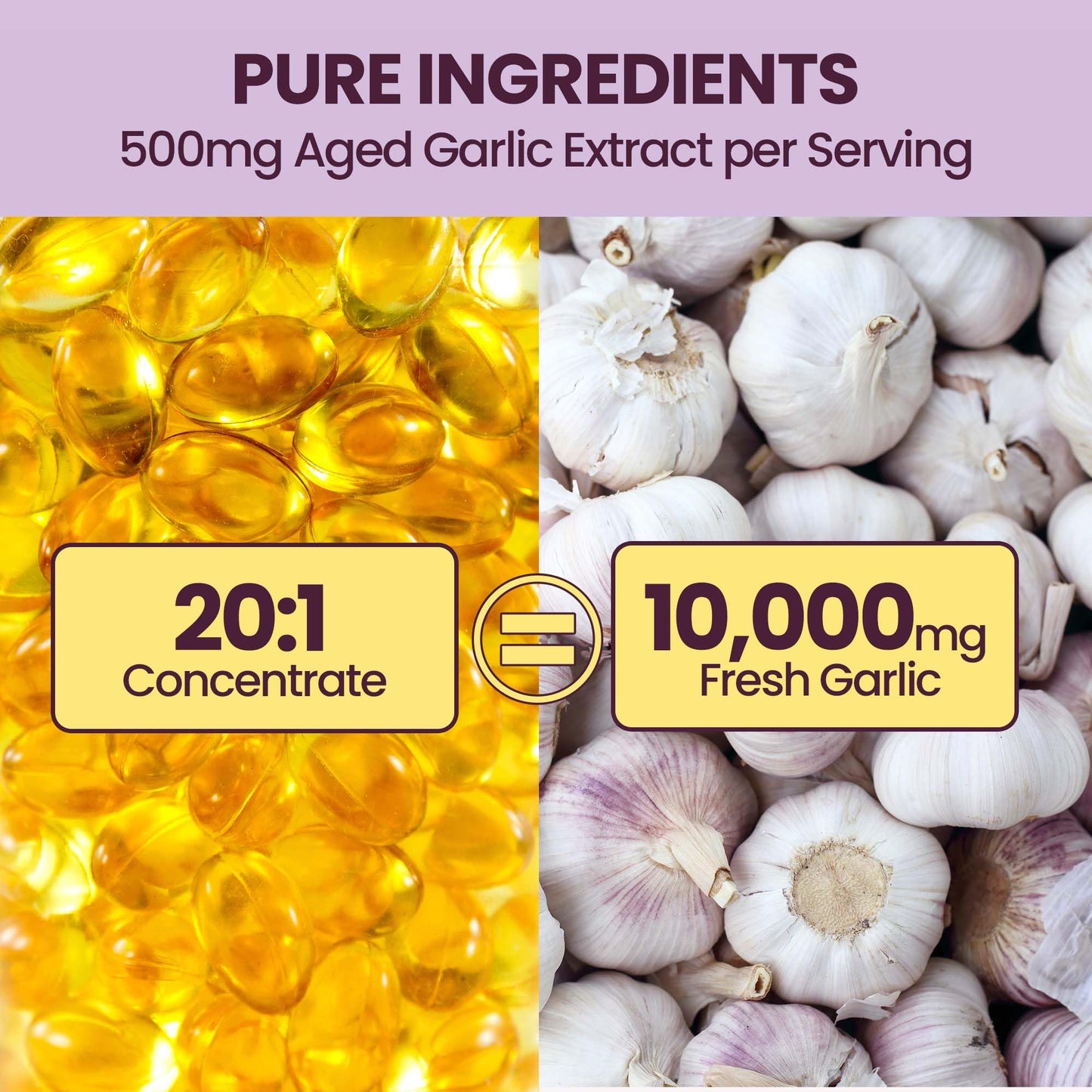 VerdiGusto Odorless Aged Garlic Extract Softgels 300