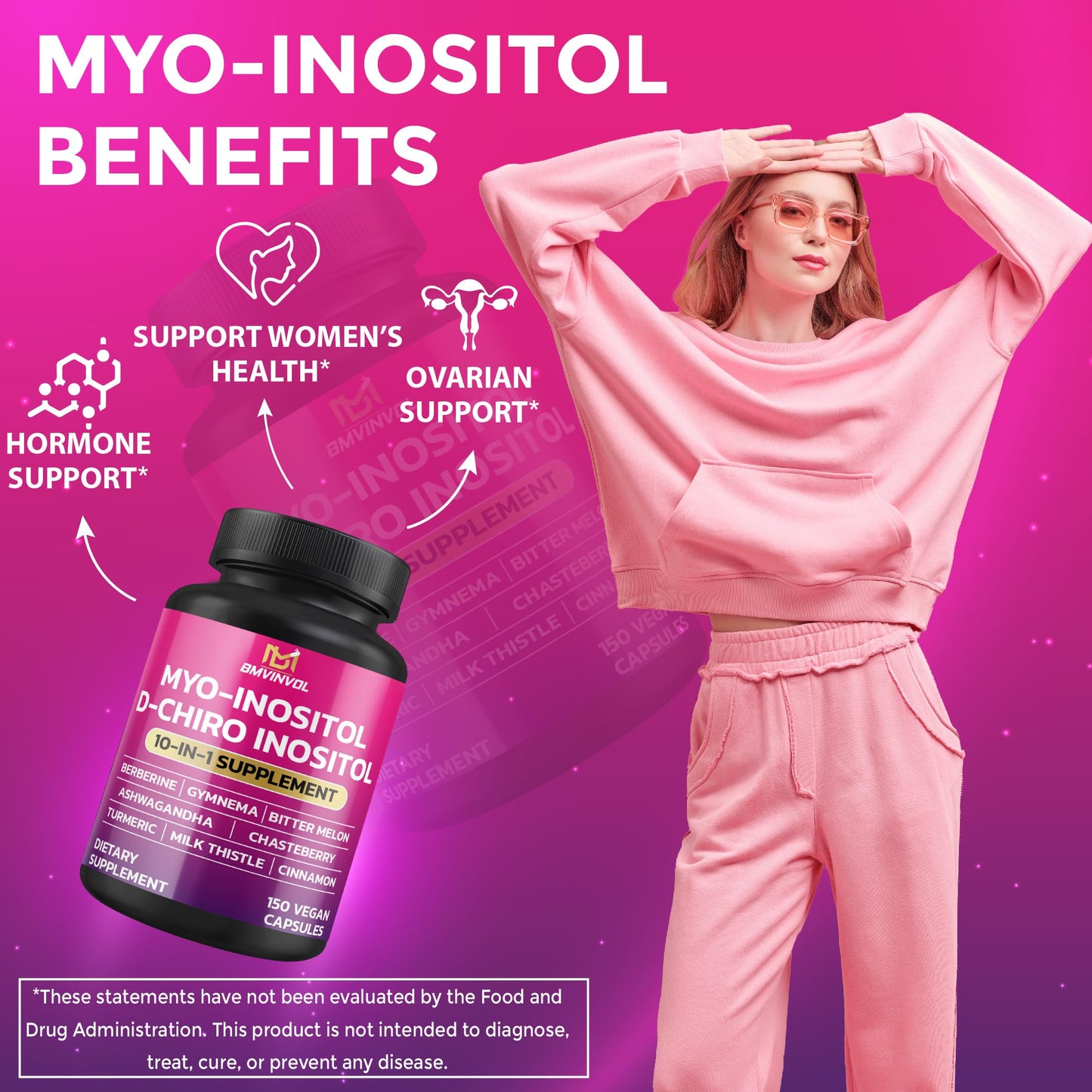BMVINVOL Inositol Supplement Capsule 150 Capsules