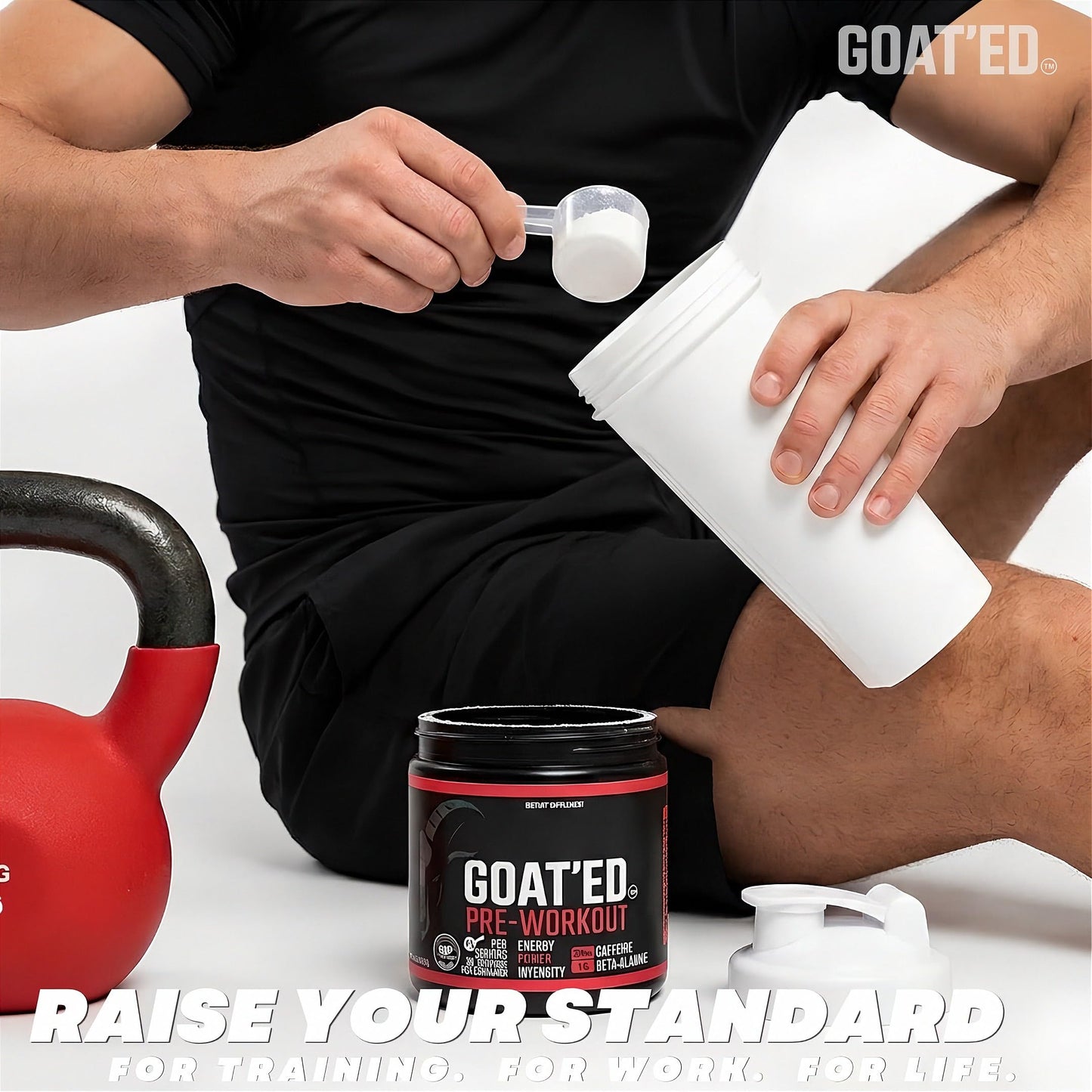 GOAT'ED Pre Workout Powder 7.94 oz, 30 Servings