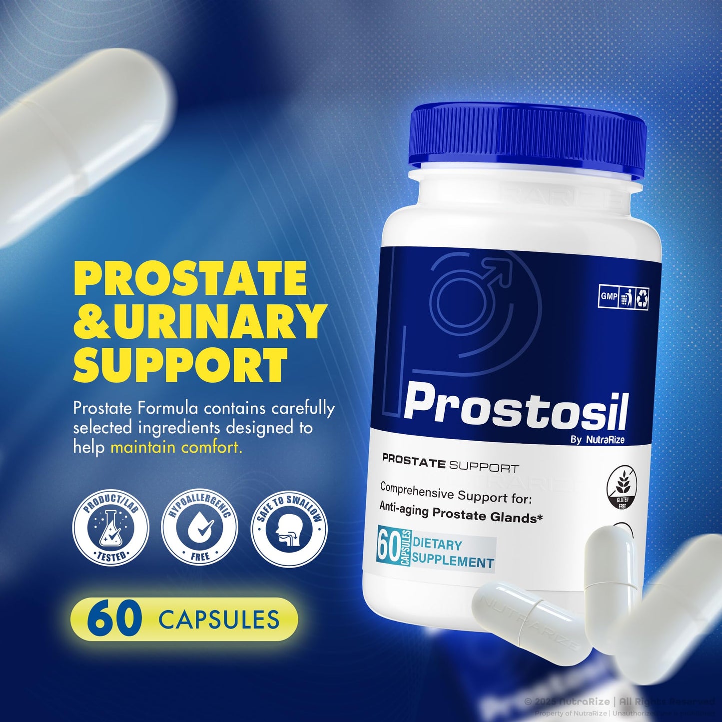NutraRize Prostosil Capsules 300 Capsules