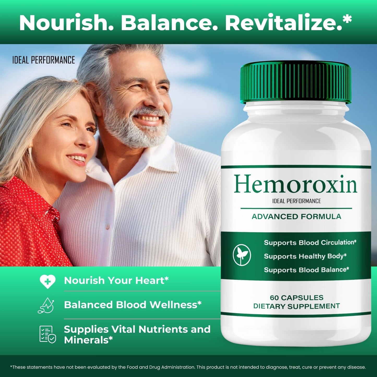 IDEAL PERFORMANCE Hemoroxin Capsule 60 Count