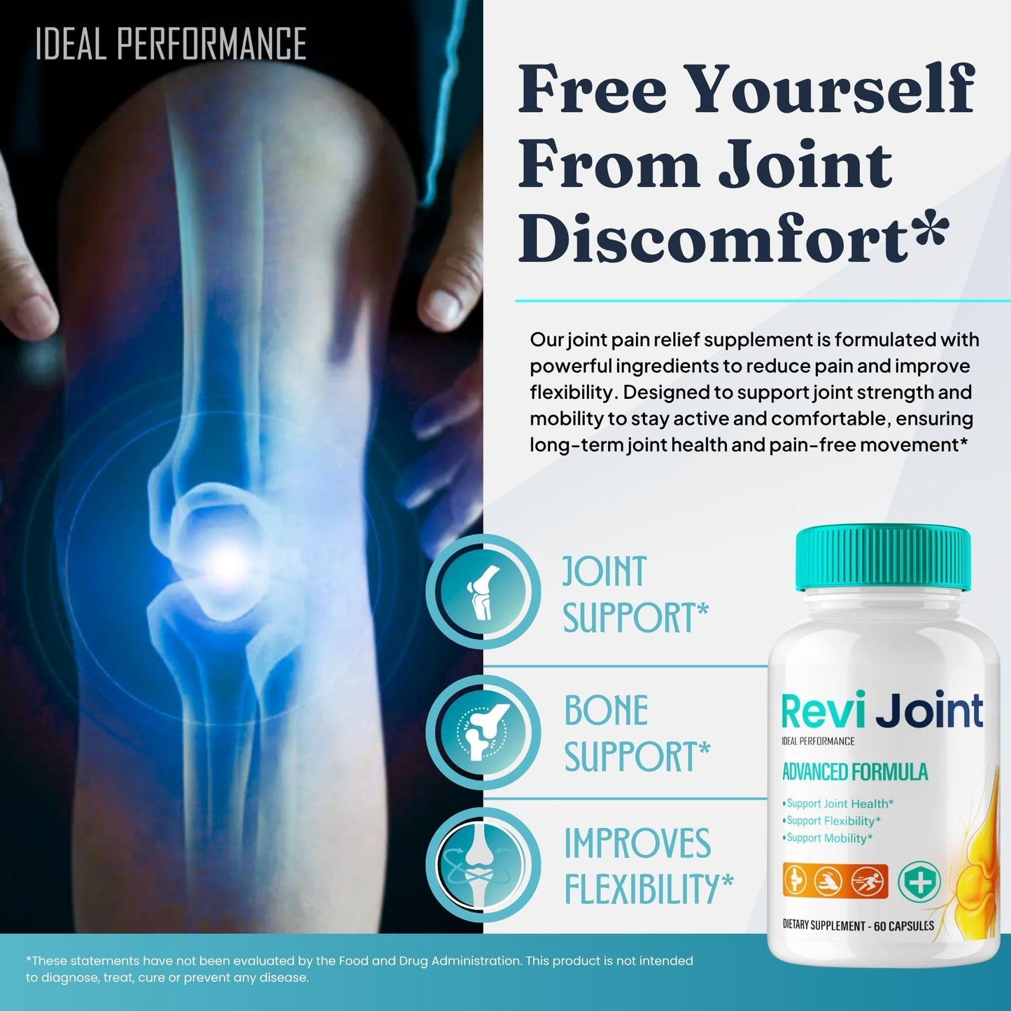 Ideal Performance Revi Joint Health Support Capsules, 60 Capsules