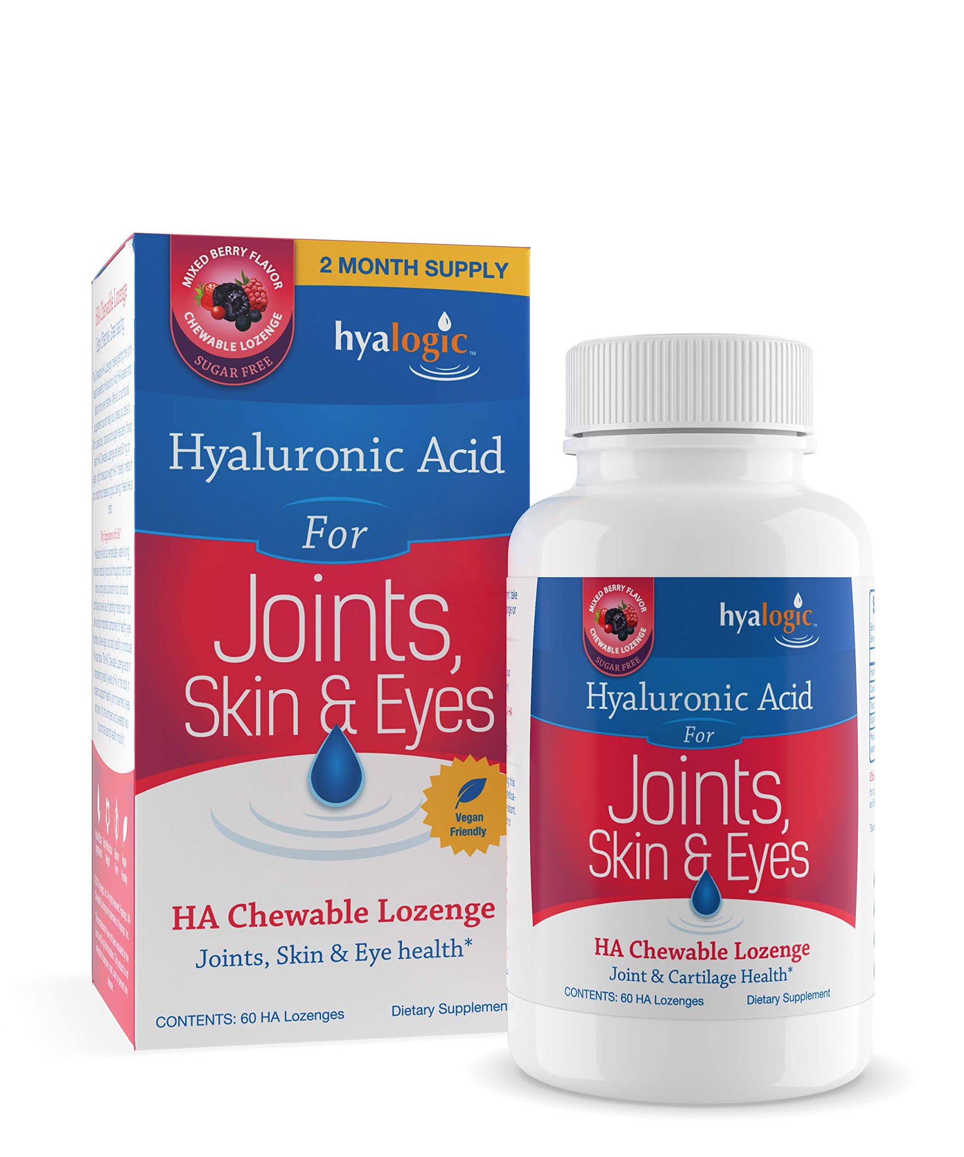 Hyalogic Hyaluronic Acid 60 Tablets