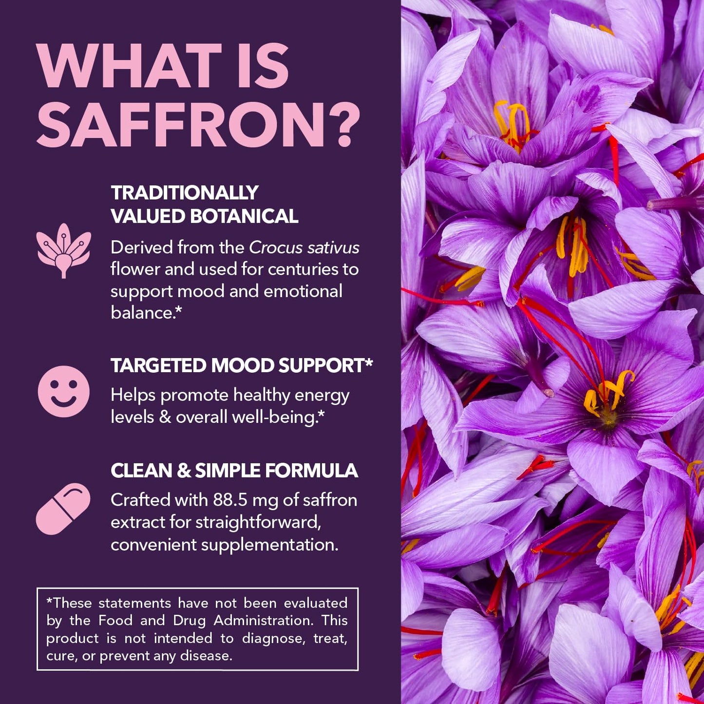 HAVASU NUTRITION Saffron Supplements Capsule, 30 Count
