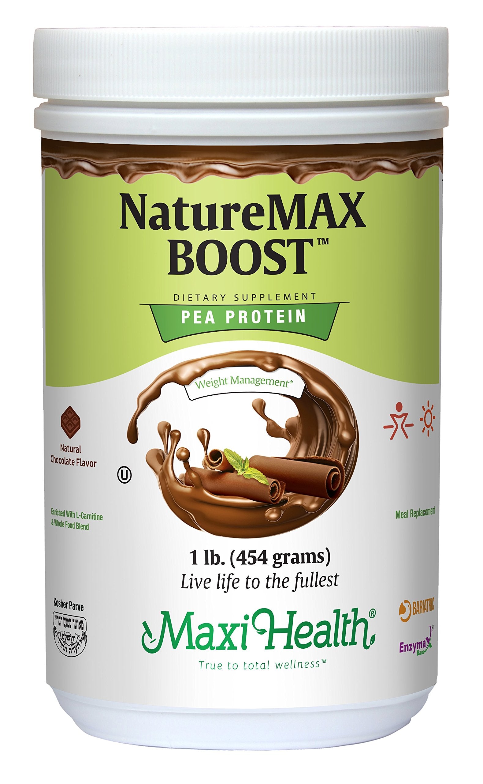 Maxi Health NatureMax Boost Pea Protein Chocolate Powder 1