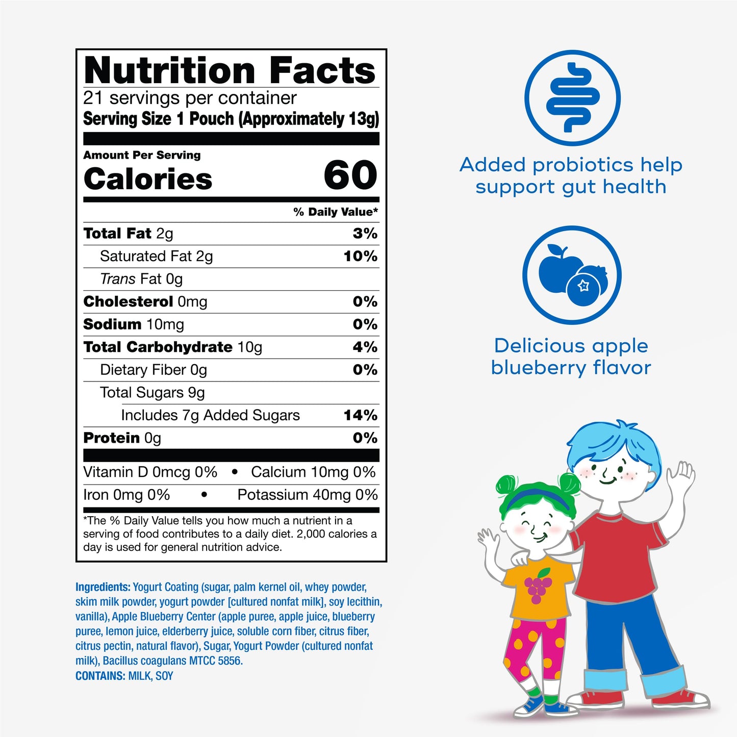 Align Probiotic Kids Yogurt Coated Probiotic Fruit Bites Capsule 105 Count