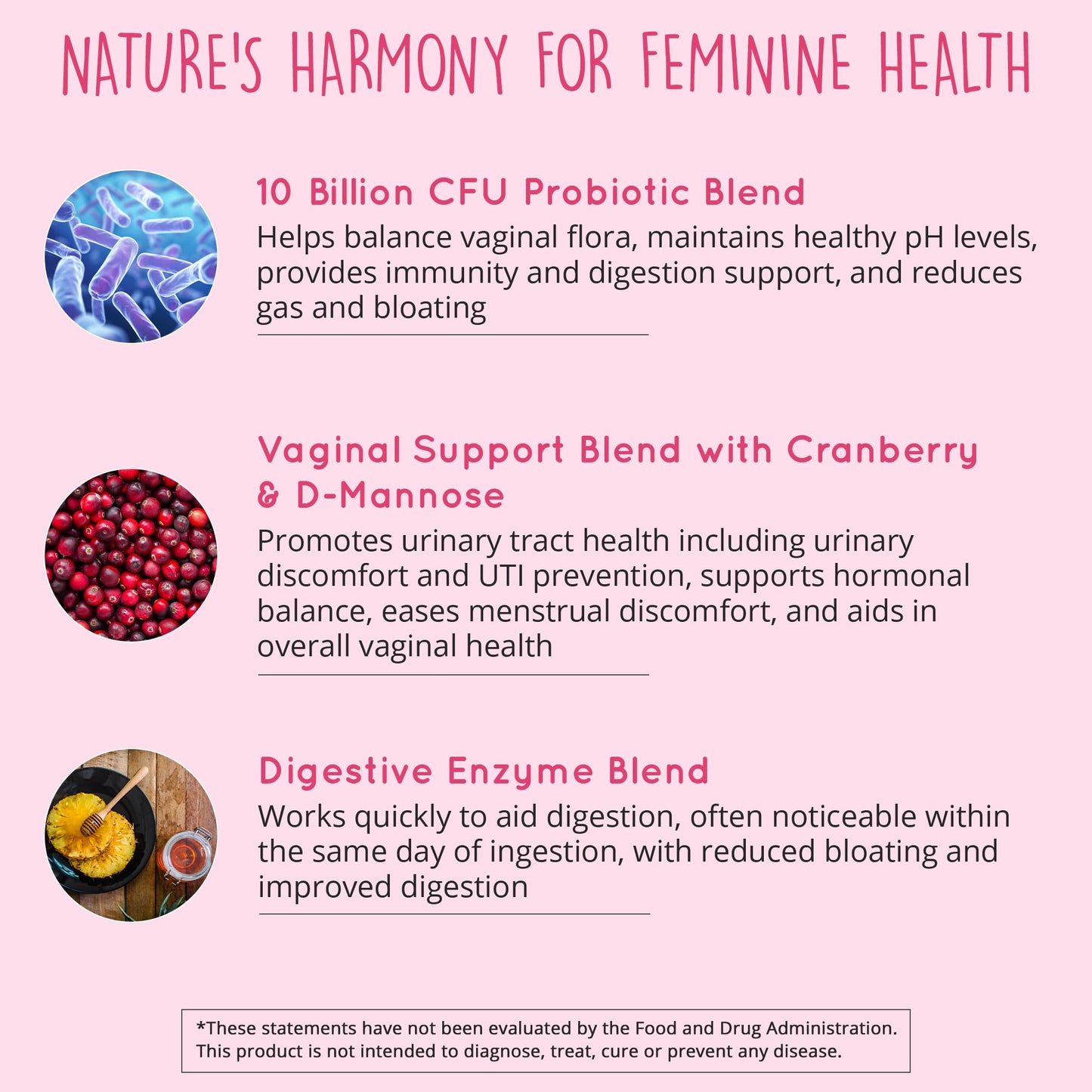 Happy Healthy Hippie Vaginal Probiotic for Women, 10 Strains, Vegan Capsules, 60 Count