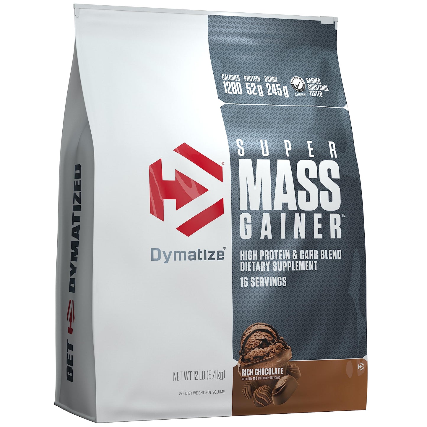 Dymatize Super Mass Gainer Protein Powder Rich Chocolate 192 Servings