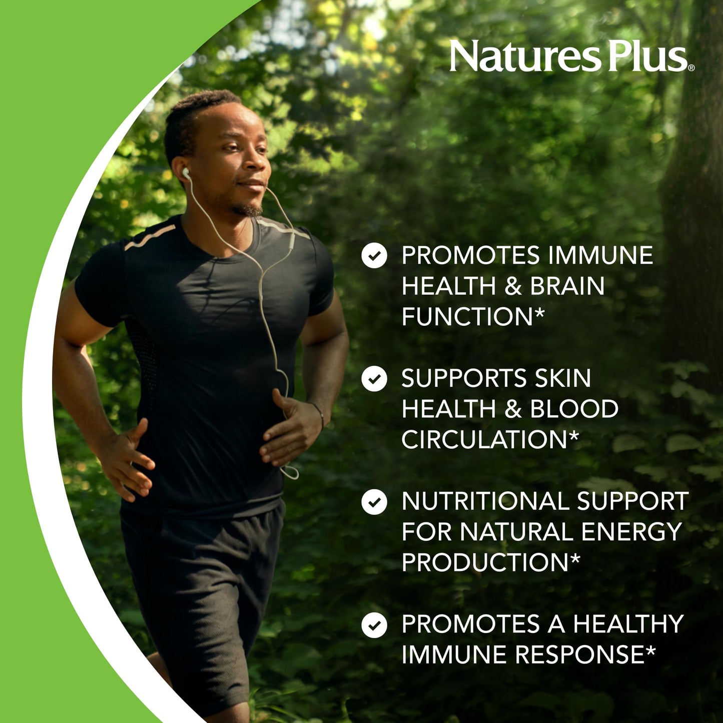 NaturesPlus Niacinamide 1000 mg Tablets, 180 Tablets