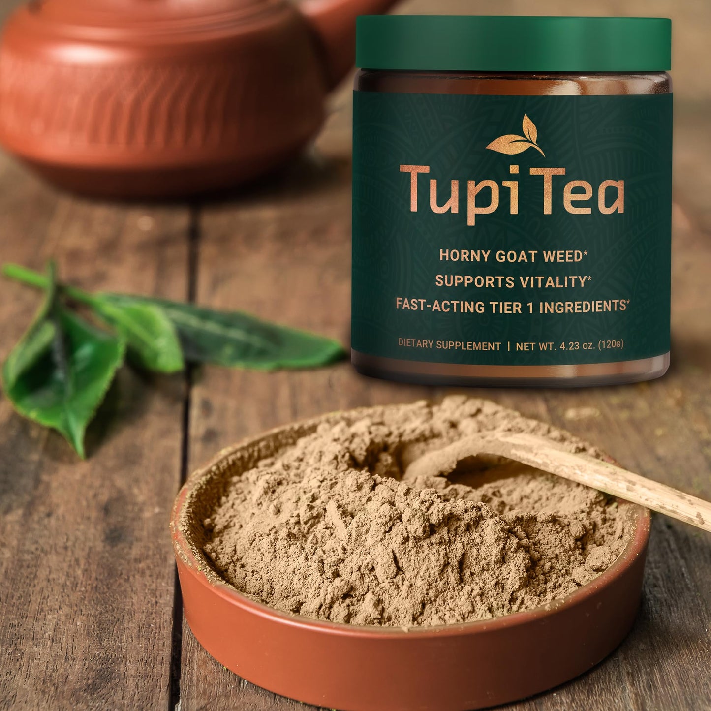 Tupi Tea Horny Goat Weed Powder, 4.23 oz