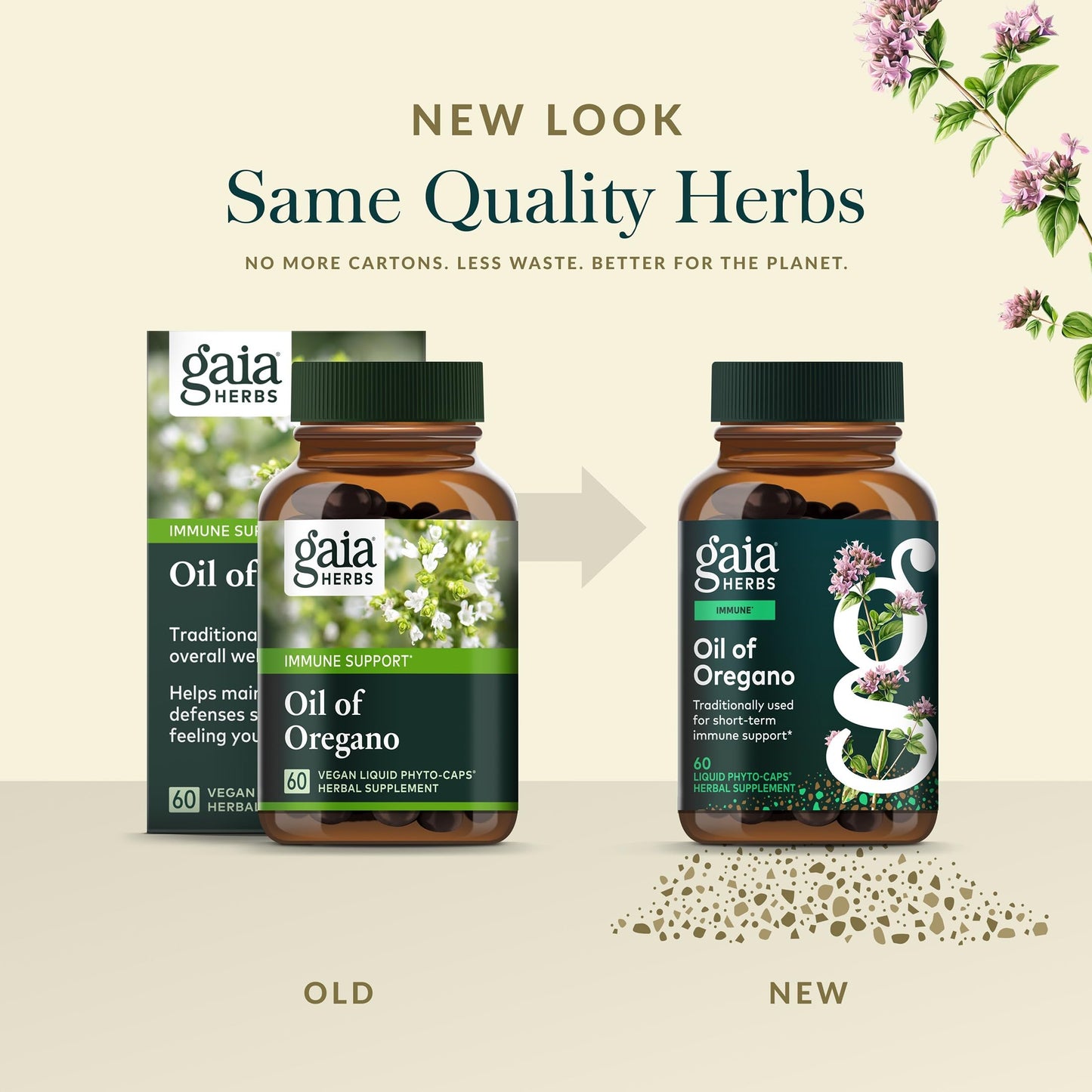 Gaia Herbs Oil of Oregano Capsules 60 Count