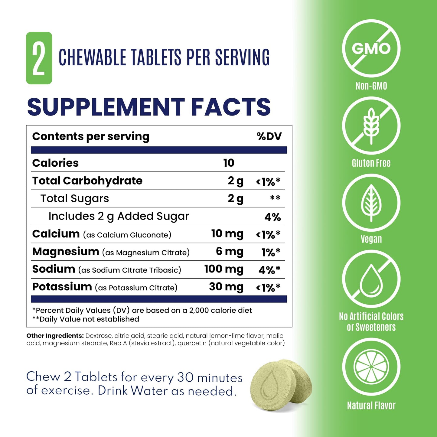 SaltStick Electrolyte FastChews Chewable Tablets 120 Count