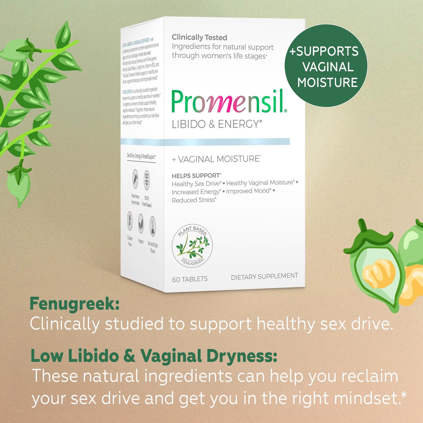 Promensil Libido & Energy Booster for Women Tablet 60 Count