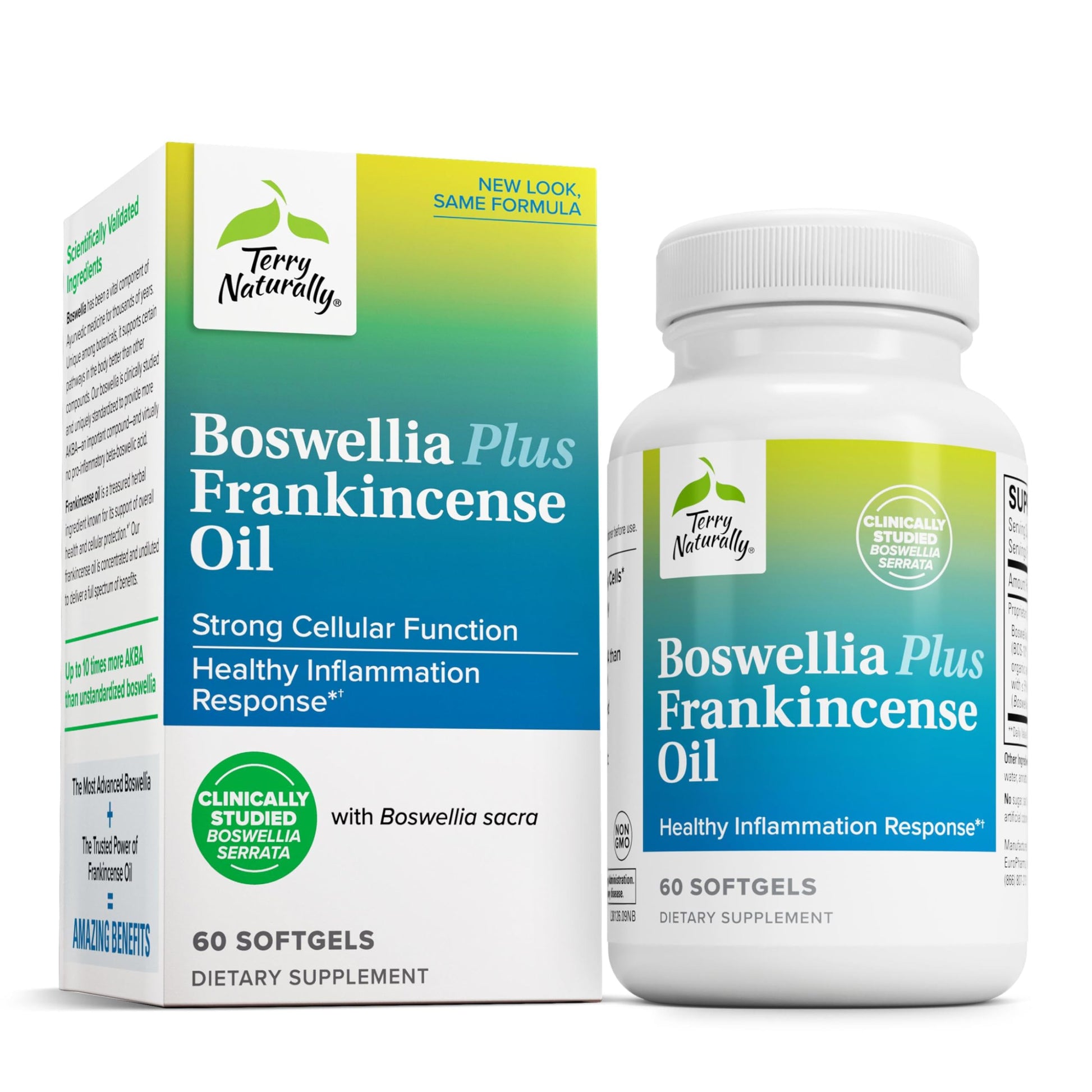 Terry Naturally BosMed + Boswellia with Frankincense Oil Softgels 60