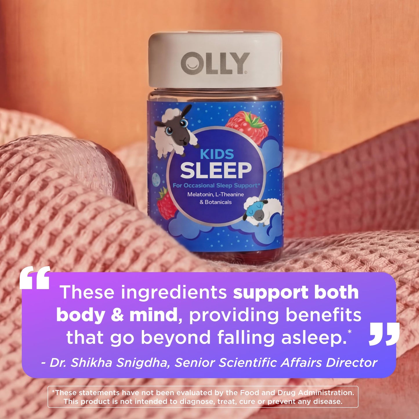 OLLY Kids Sleep Gummies Gummy 70 Count