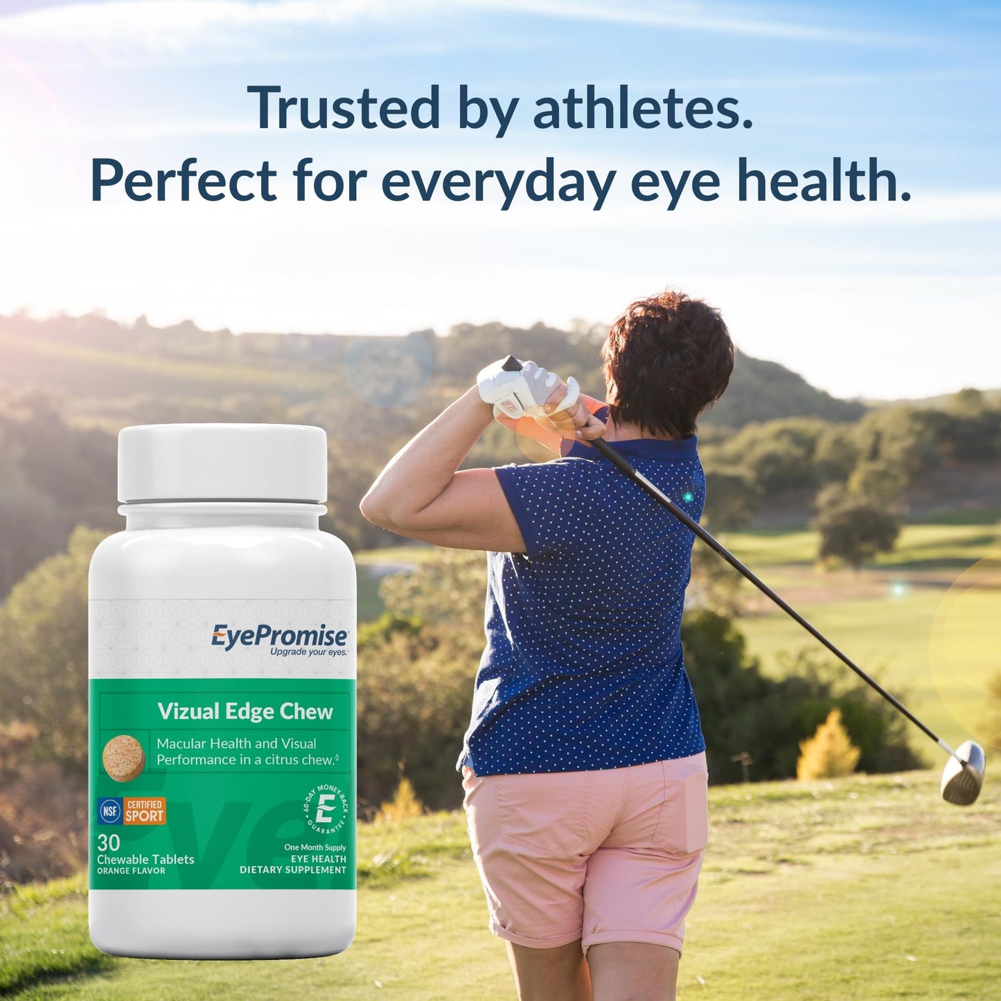 EyePromise Vizual Edge Tablet, 30 Chewable Tablets