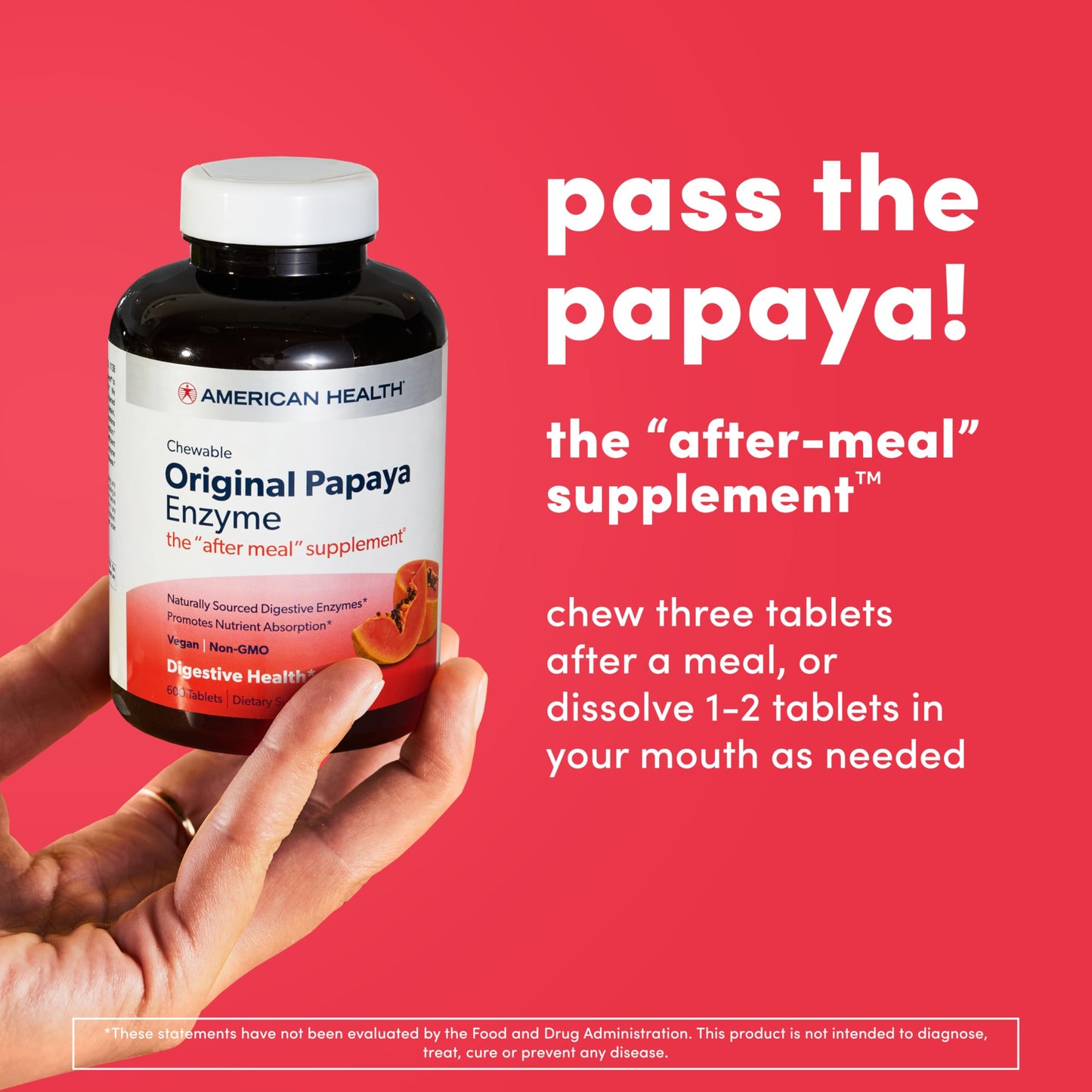 American Health Papaya Enzyme Chewables, 250 Count