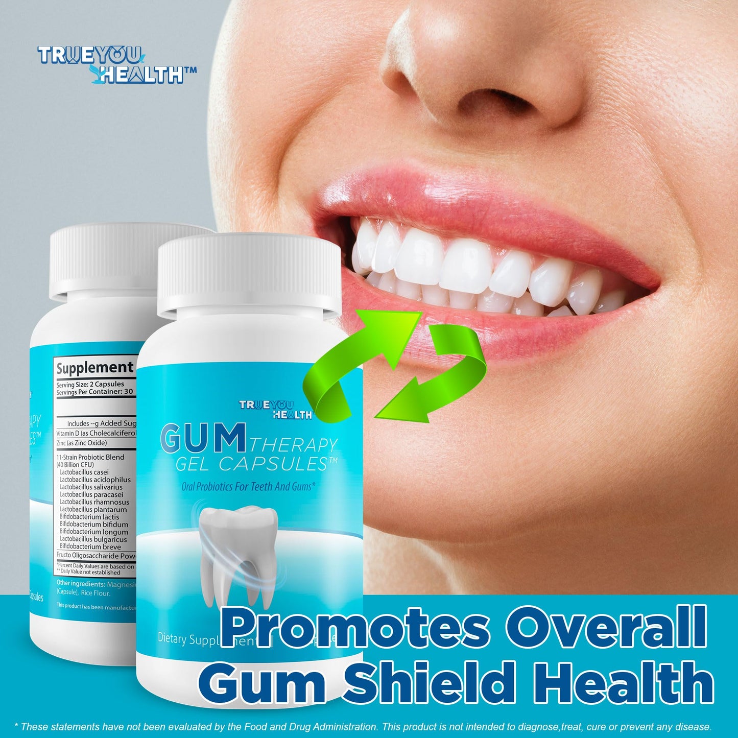 True You Health Gum Therapy Gel Capsules, 60 Capsules