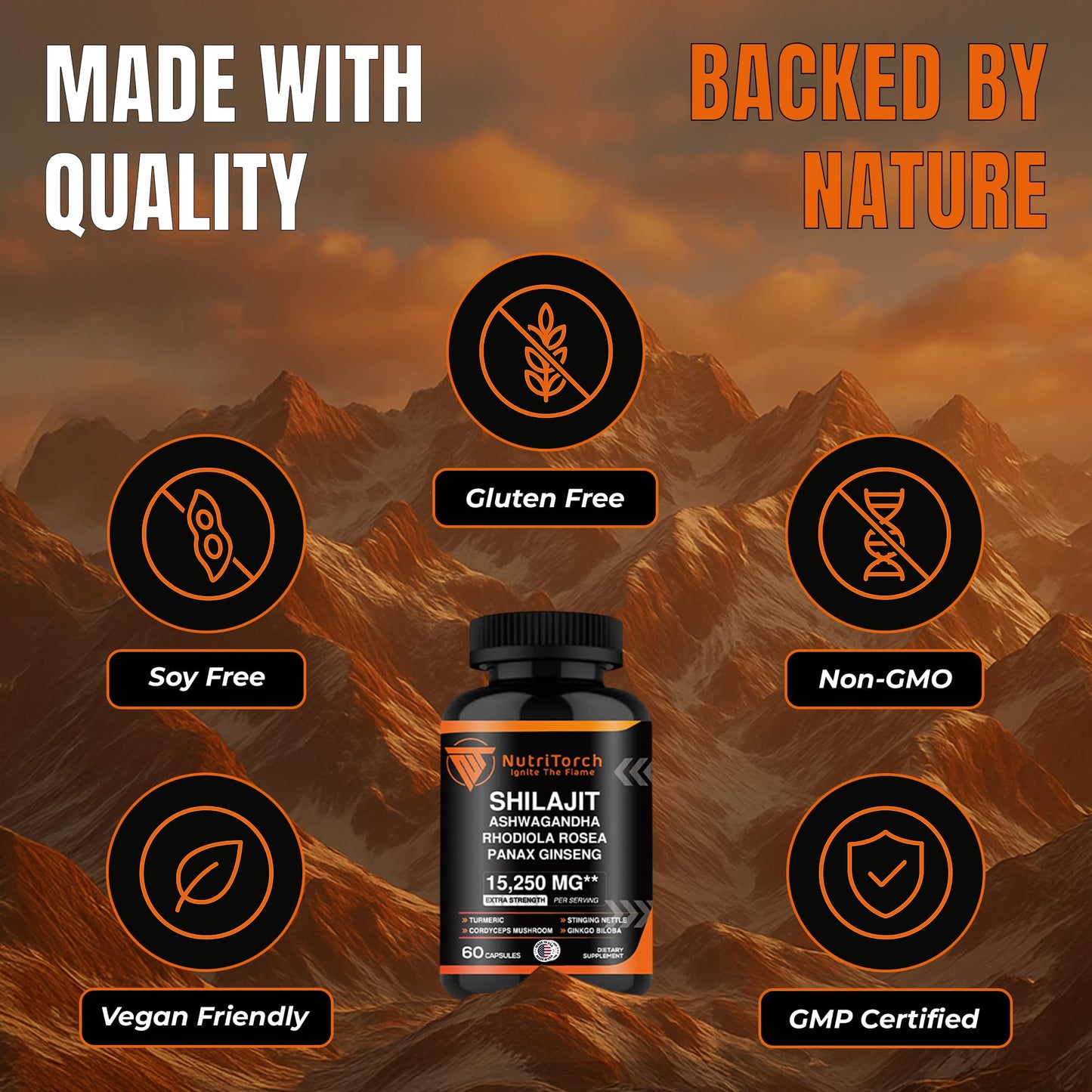 NutriTorch Shilajit Capsules 60 Capsules