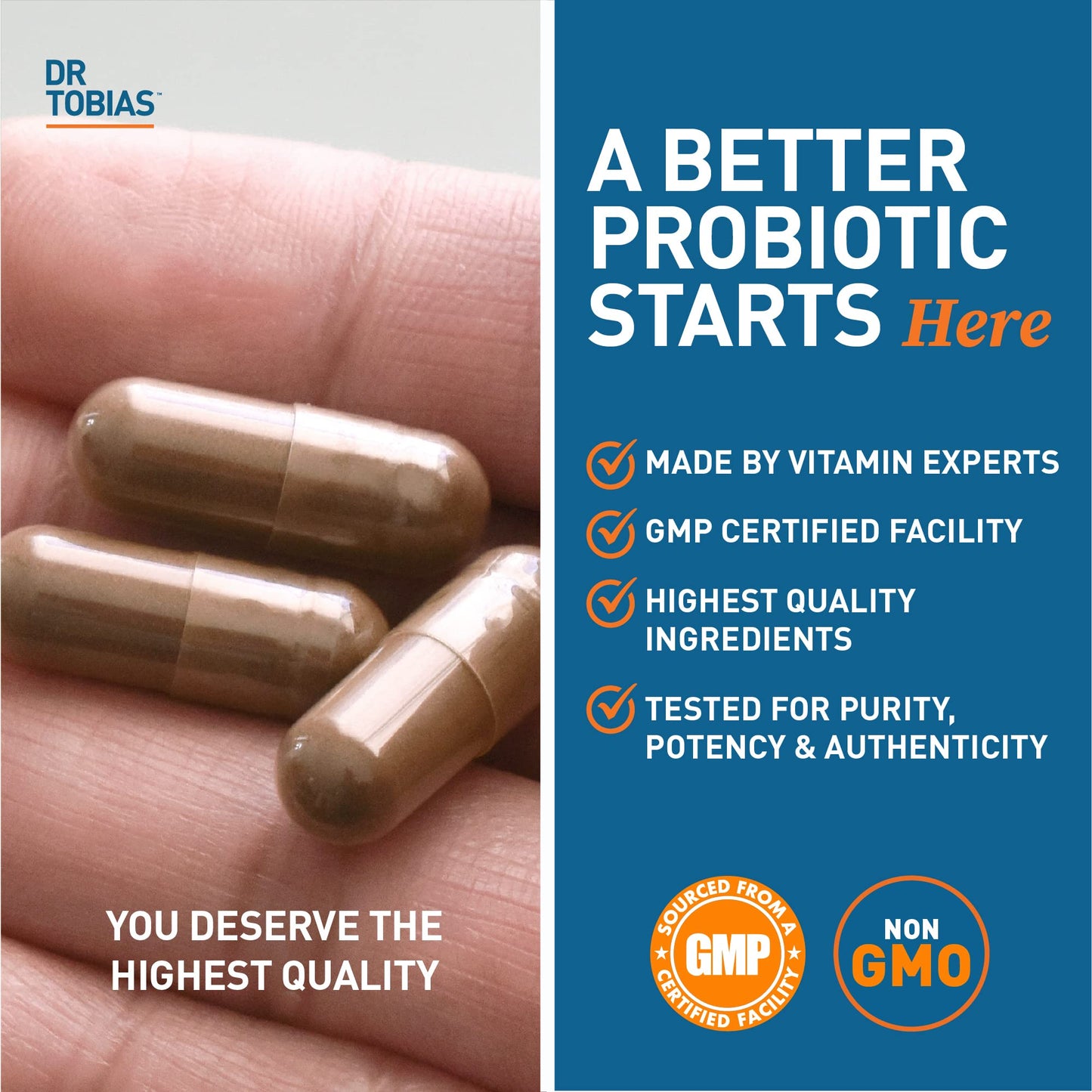 Dr. Tobias Probiotics 30 Billion CFU Capsule 60