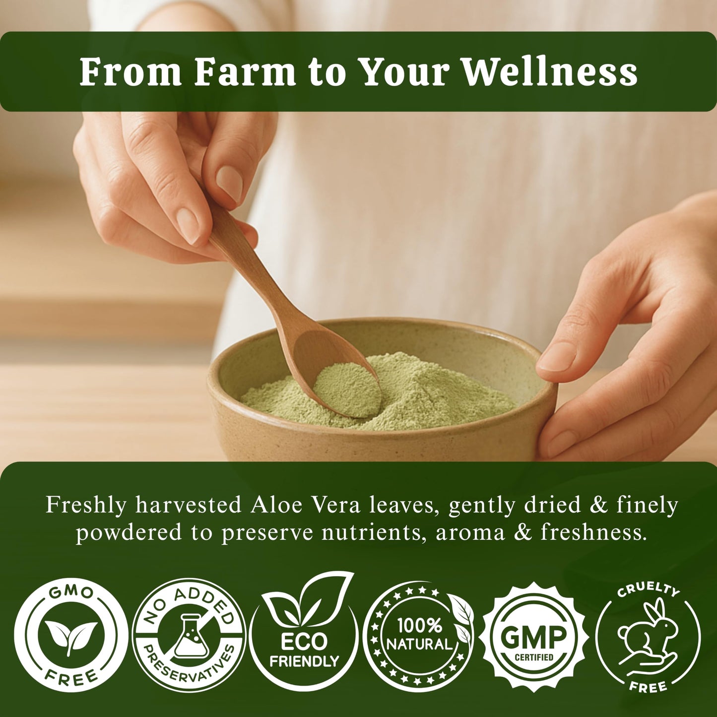 Exotic Veda Aloe Vera Powder 3.53 oz