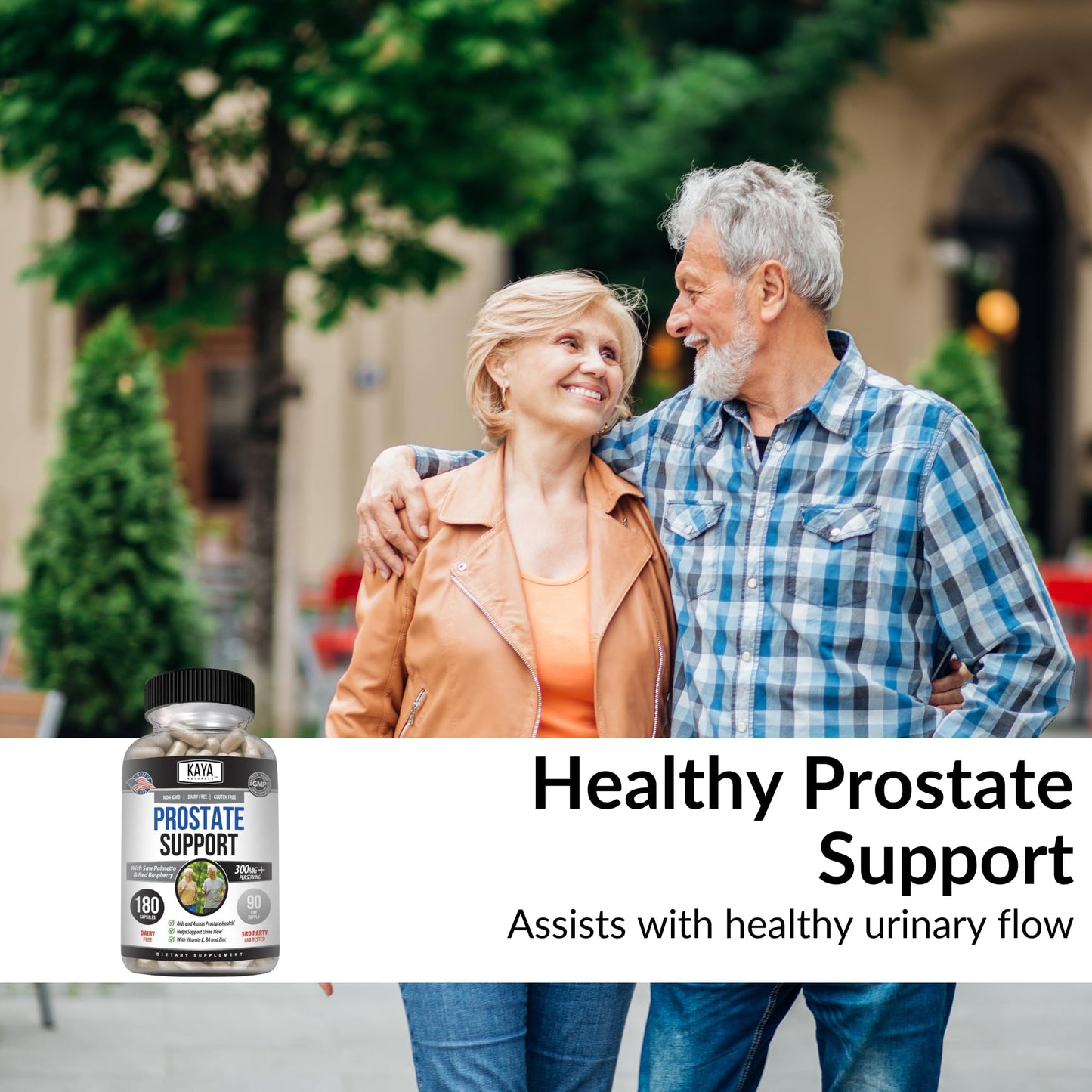 Kaya Naturals Prostate Support Capsules, 180 Count