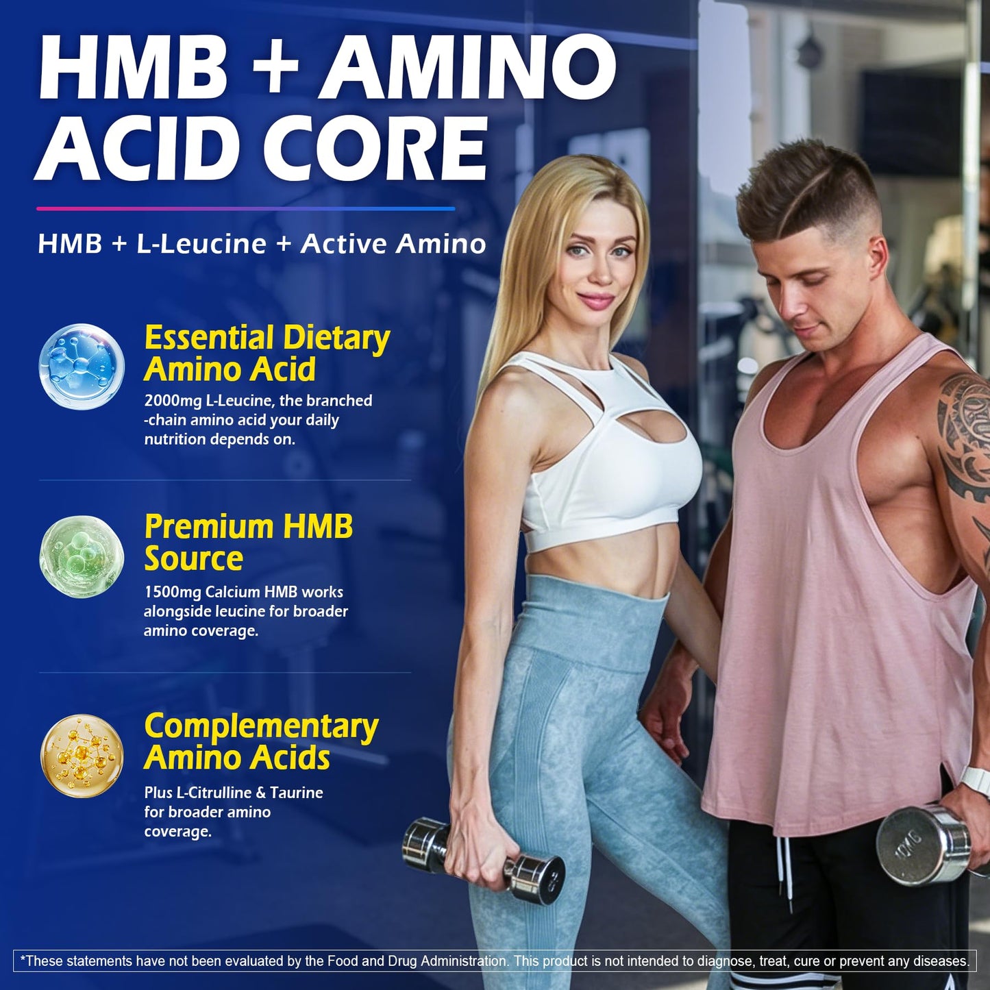Nextdia HMB and L-Leucine Gummies 60 Count