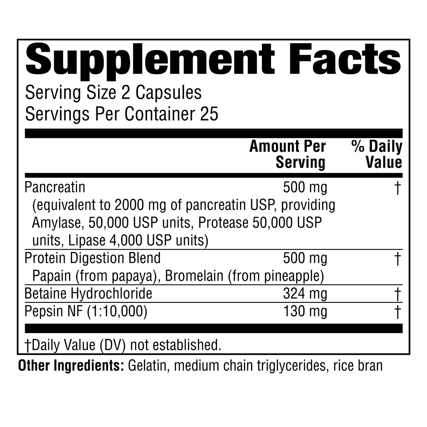 Twinlab Super Enzyme Capsule, Constipation Supplement with Digestive Enzymes, 50 Capsules