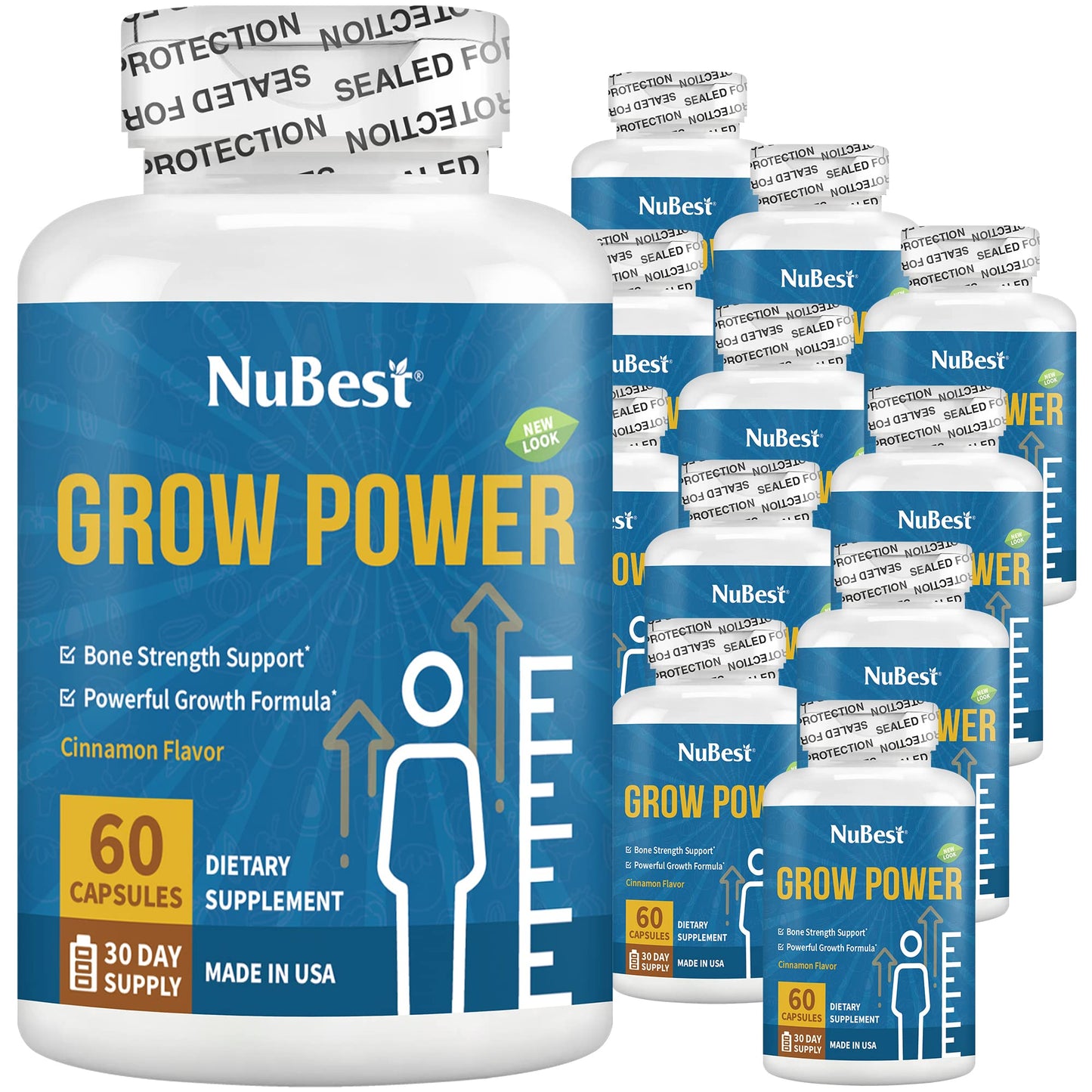 NuBest Grow Power Bone Strength Formula for Children (10+) & Teens, 720 Capsules