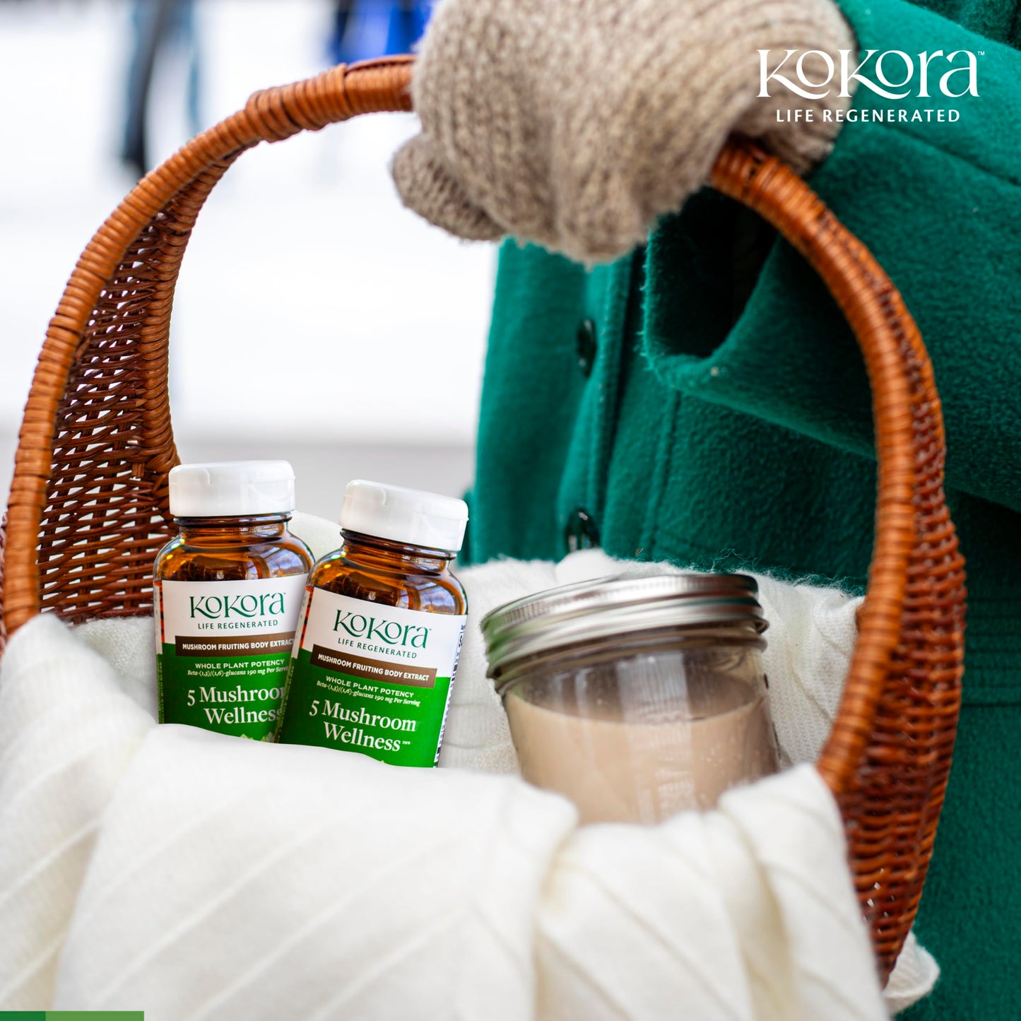 kokora 5 Mushroom Wellness 60 Capsules