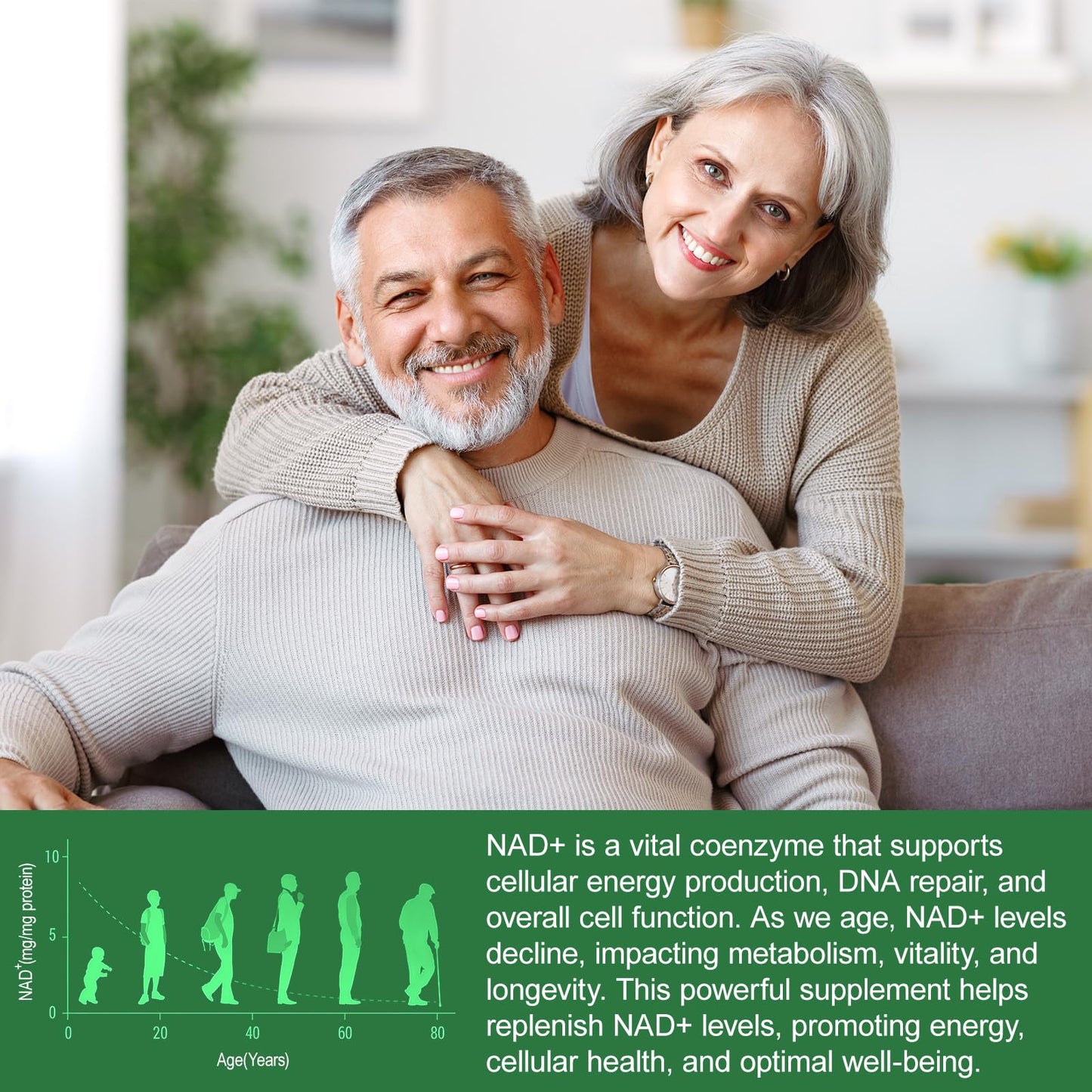 APU.FAIRY NAD Supplement Extra Strength N-AD Alternative Liposomal, Boost N-AD & Resveratrol + for Women & Men, Energy Anti-Aging, Cell Regeneration Capsules 120