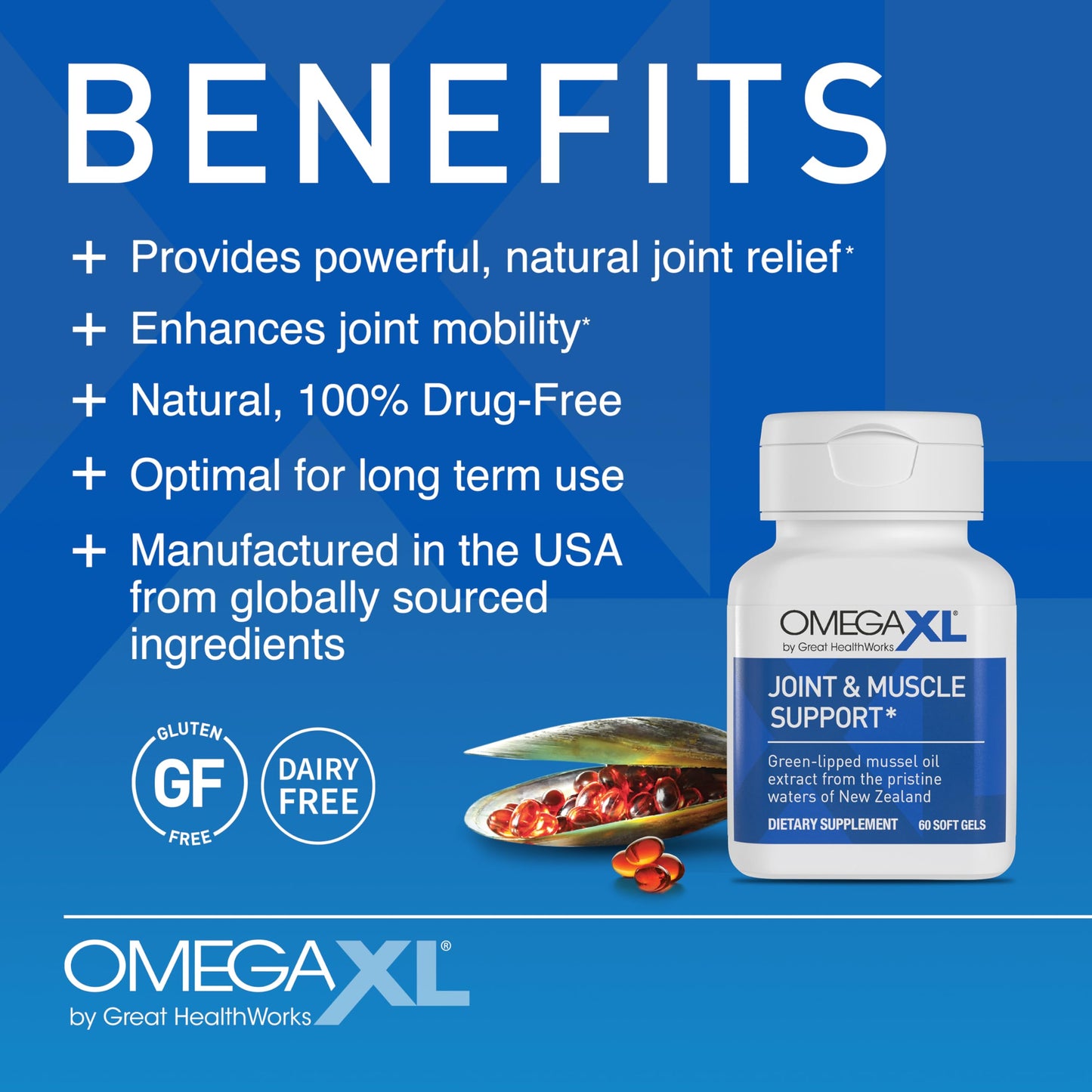 OmegaXL Joint Relief Supplement & SleepXL Sleep Support Capsules, 150 Count