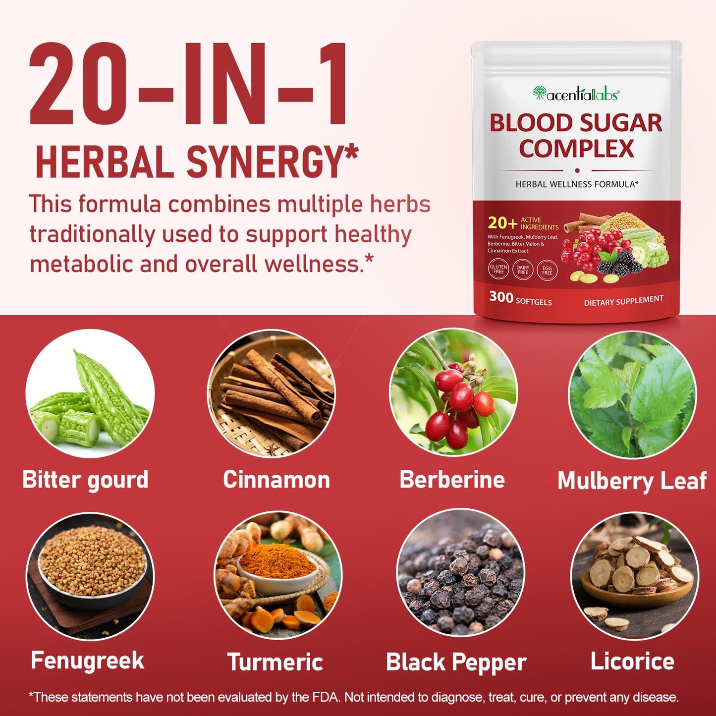 Moulis Blood Sugar Complex Capsules 300