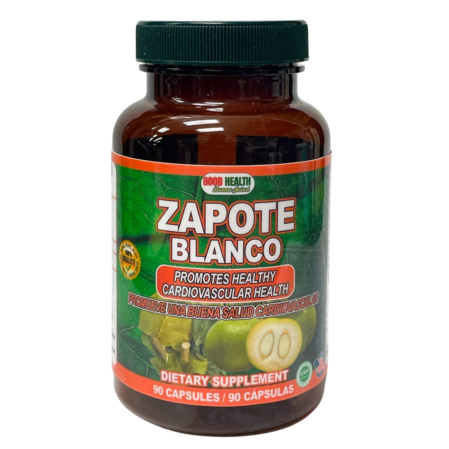 Good Health Buena Salud Zapote Blanco Cardiovascular Health Support Supplement Capsule 90