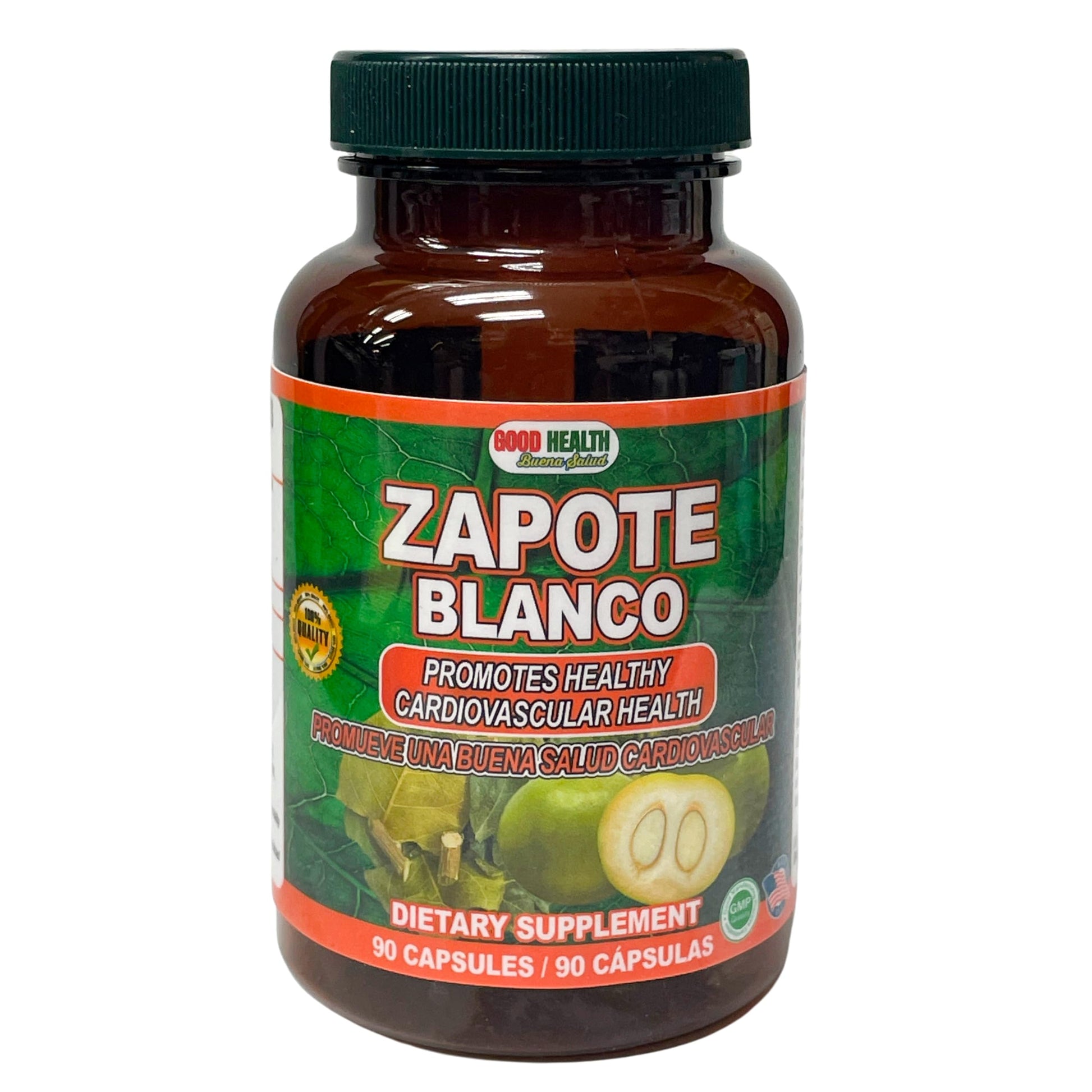 Good Health Buena Salud Zapote Blanco Cardiovascular Health Support Supplement Capsule 90