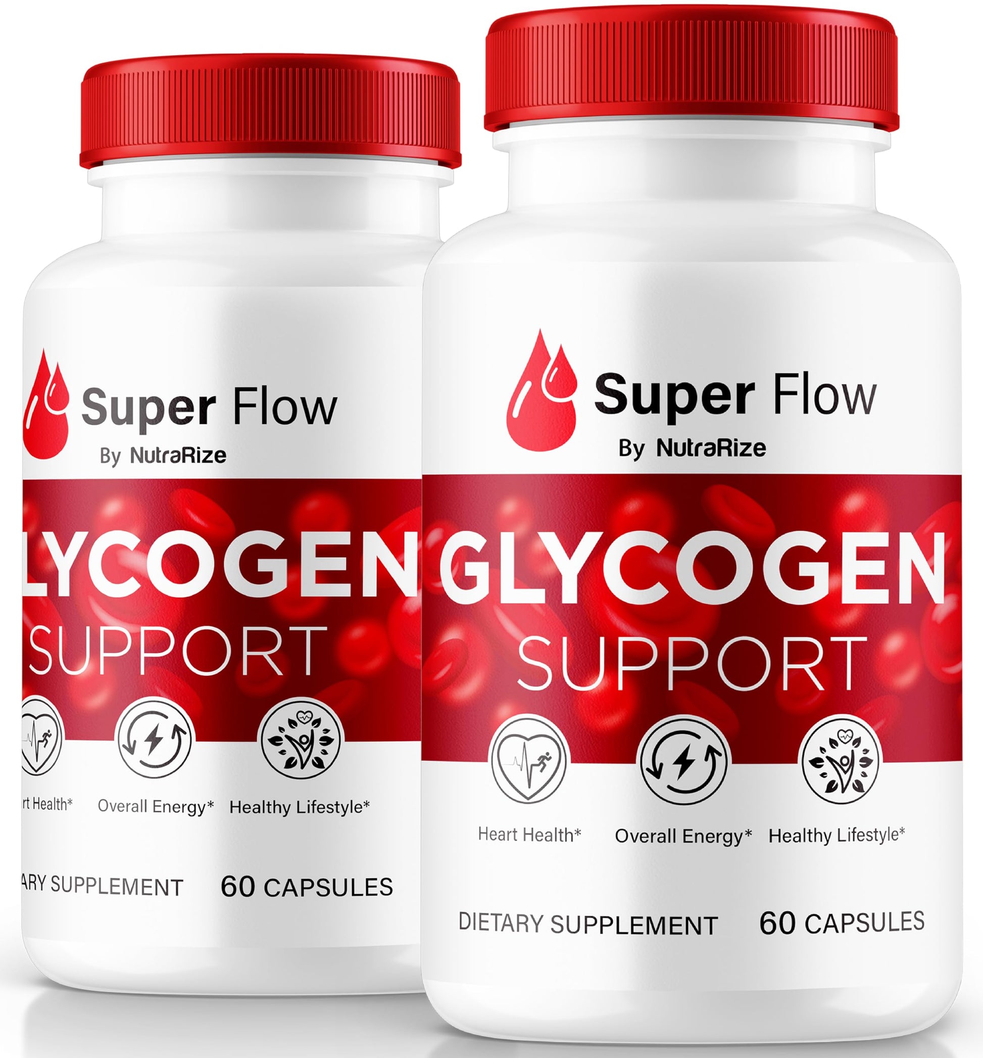 NutraRize Super Flow Glycogen Capsules, 120 Capsules