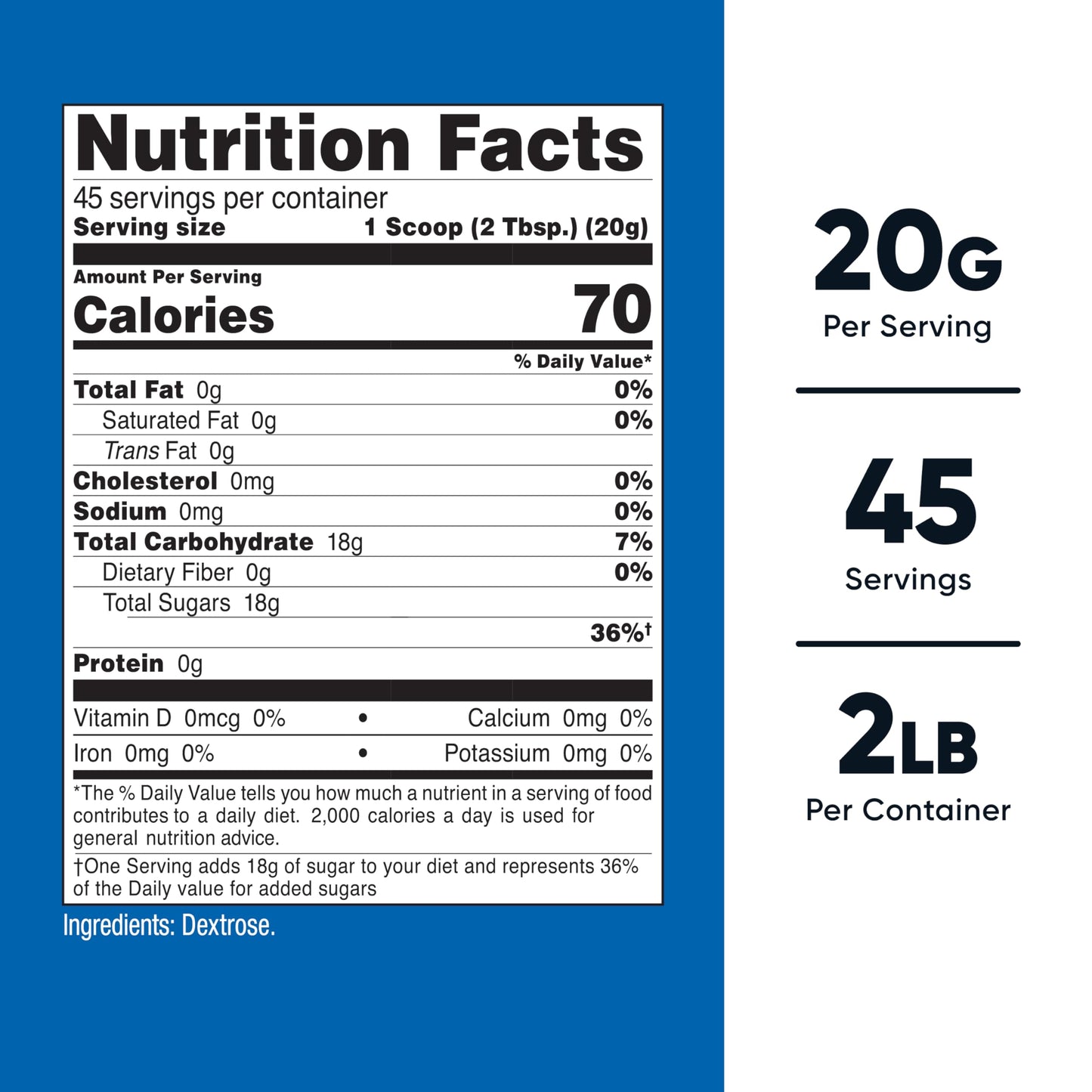 Nutricost Dextrose Powder 32.4 Ounce