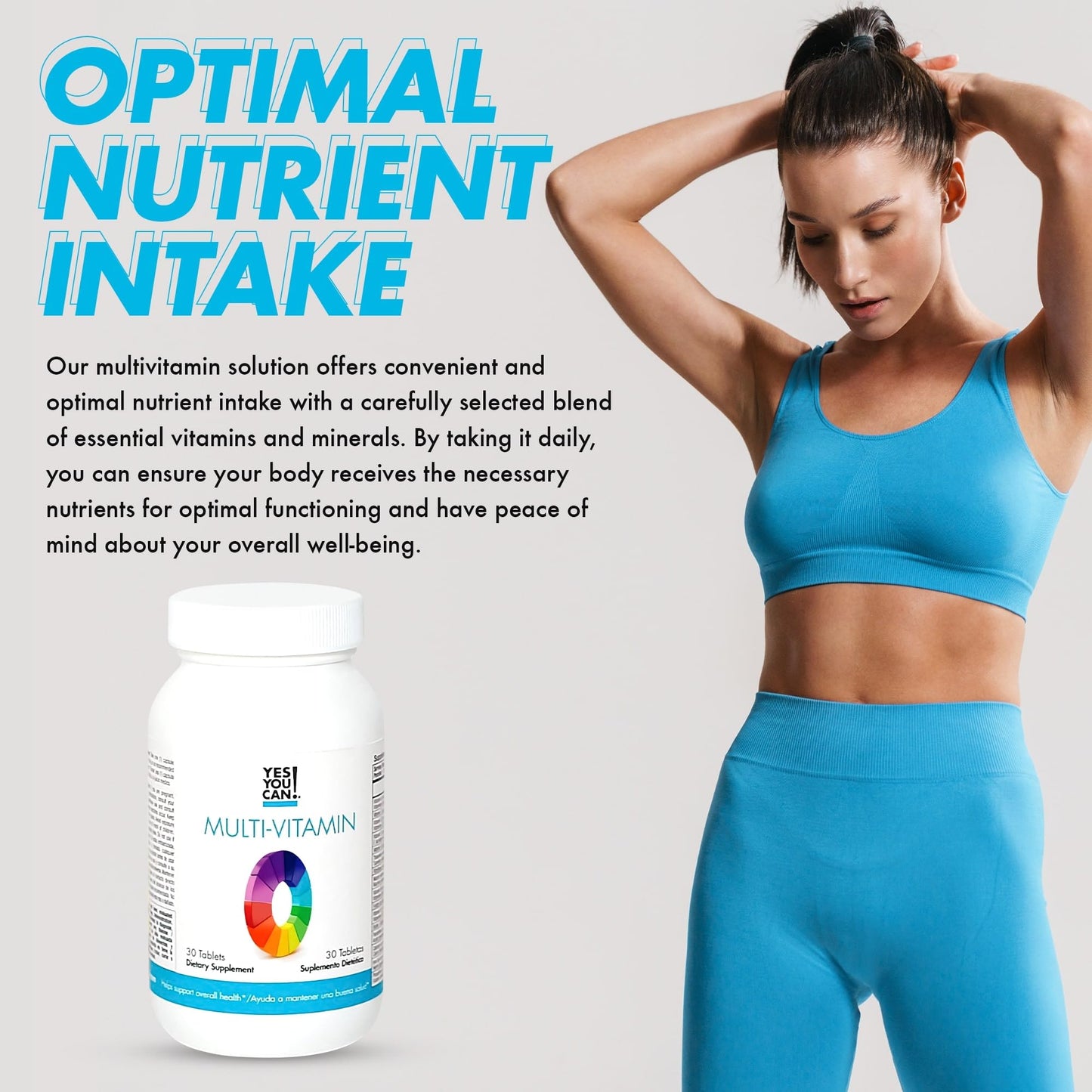 Yes You Can! Daily Multivitamins for Men and Women Tablet 30 Tablets