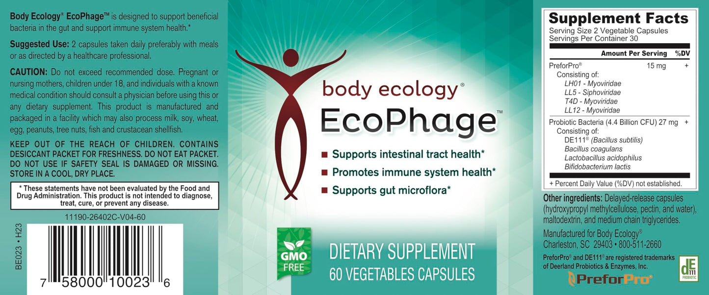 Bodycology EcoPhage Capsule 60 Count