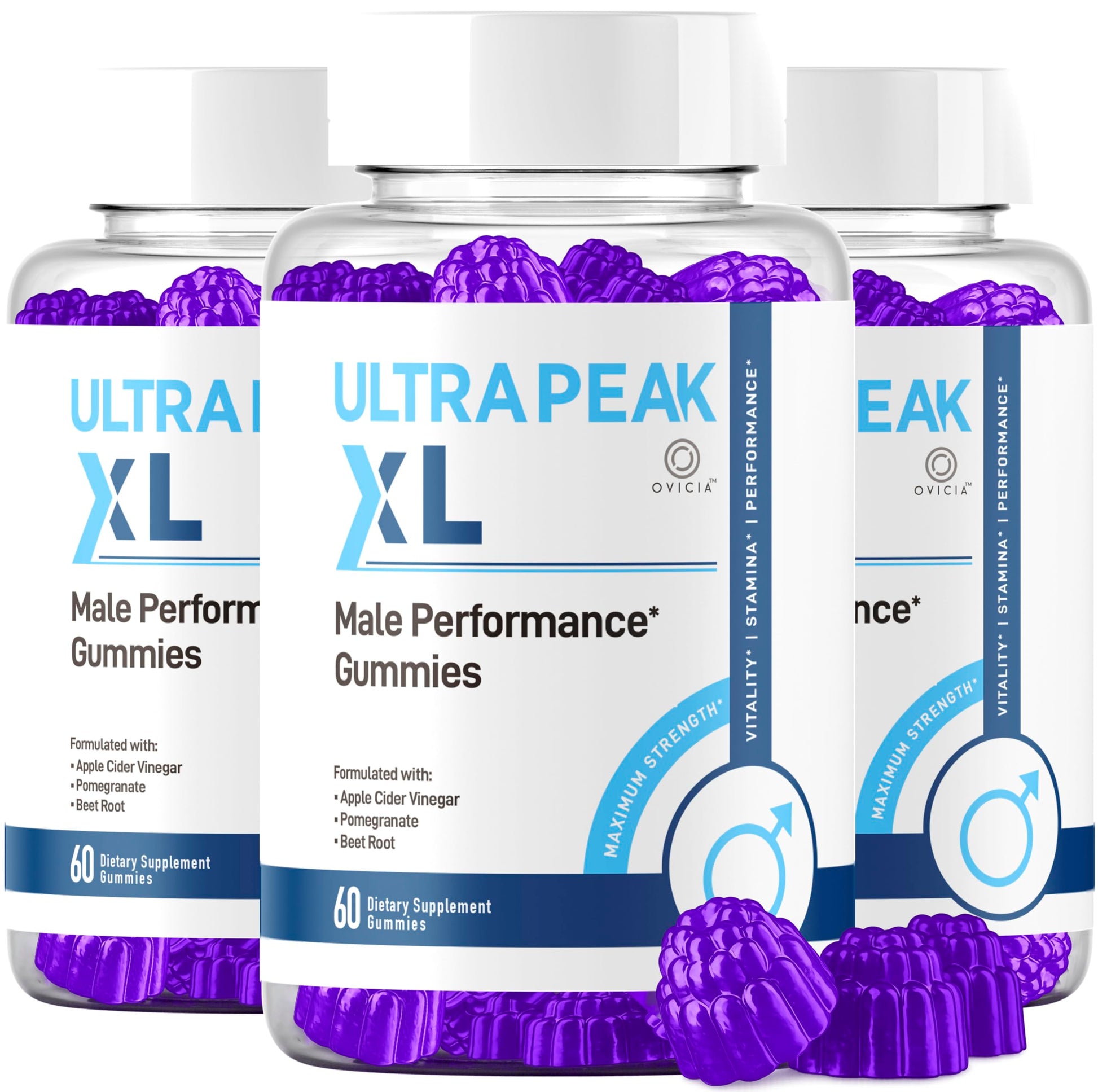 OVICIA Ultra Peak XL Gummies 180 Gummies