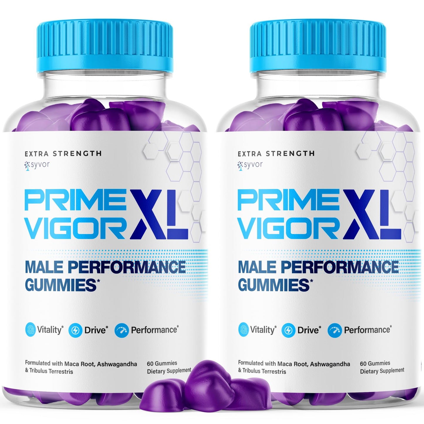 Syvor Prime Vigor XL Gummies, 120 Count