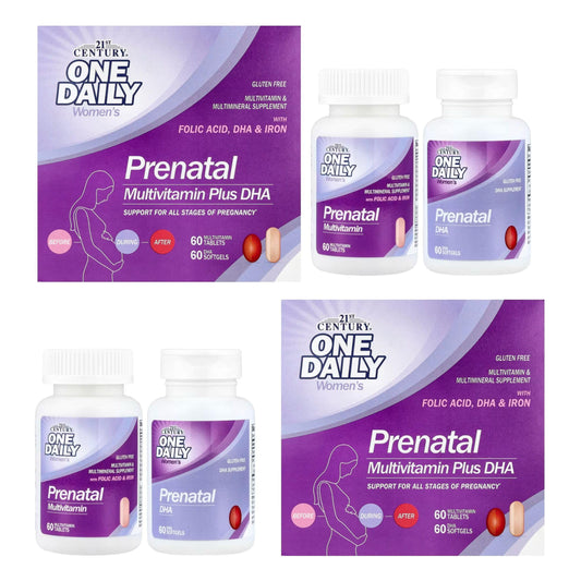 21st Century Prenatal Multivitamin + DHA 120 Softgels