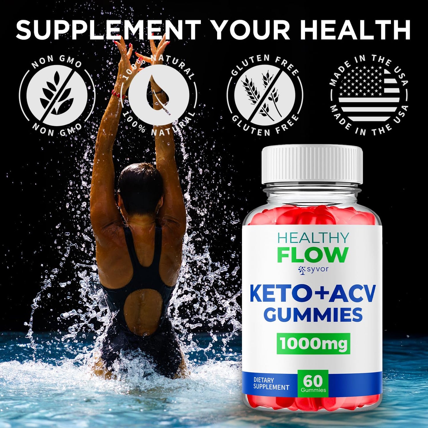 Syvor Healthy Flow Gummies 120-count