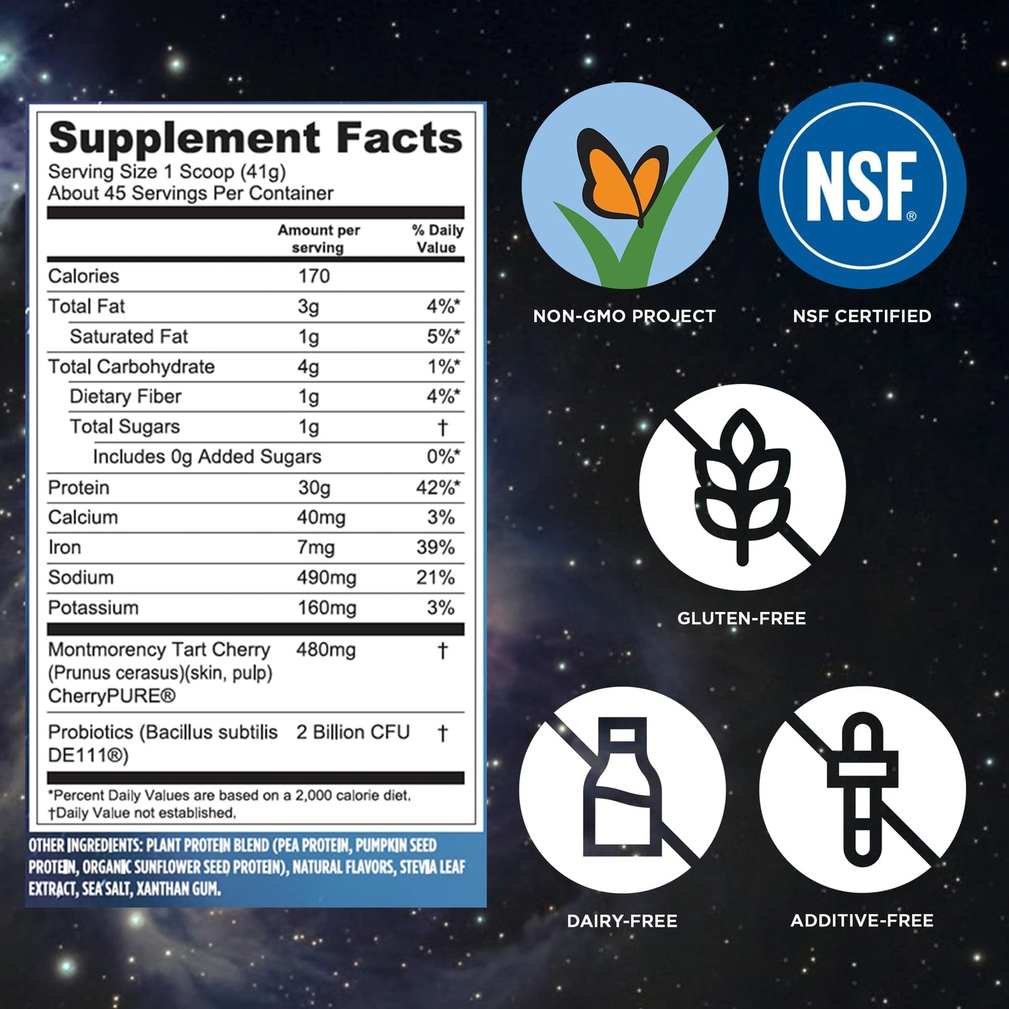 Vega Protein + Recovery Vanilla Protein Powder, 64 Servings