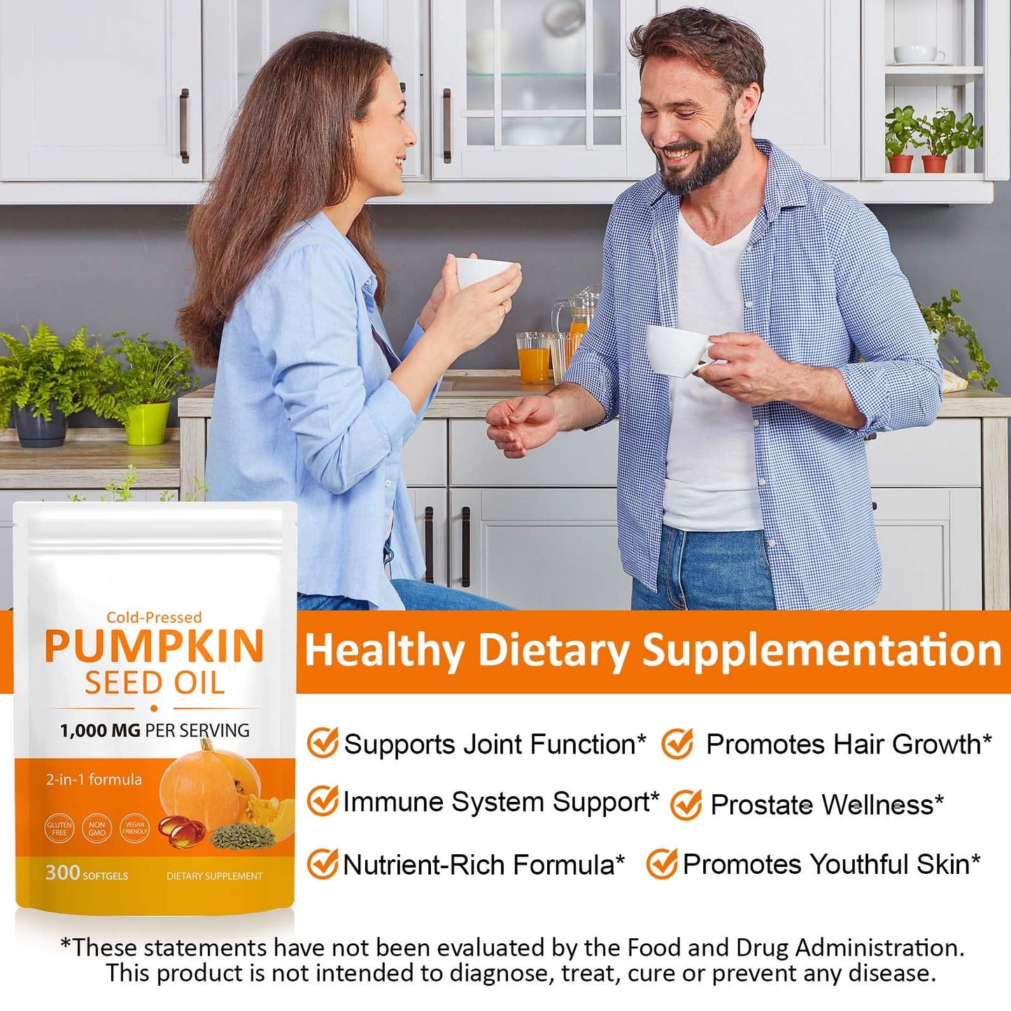 KITNOBLIS Pumpkin Seed Oil Softgels 300