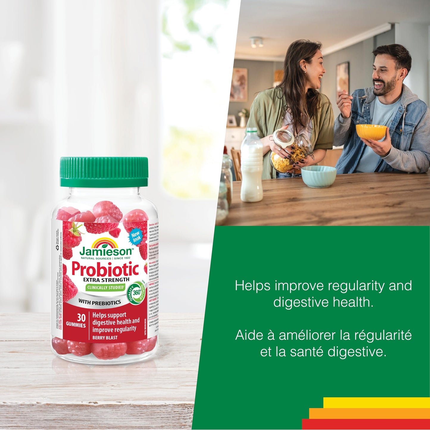 Jamieson Laboratories Probiotic Gummies Extra Strength, 30 Gummies