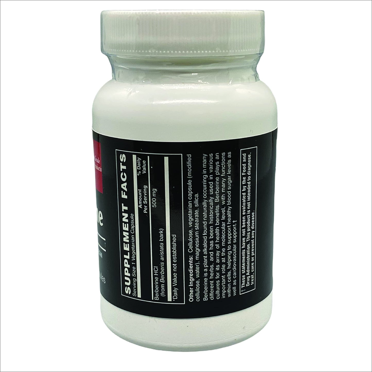 TOUGH-N-TONE Berberine HCL 500mg Capsule, 60 Count